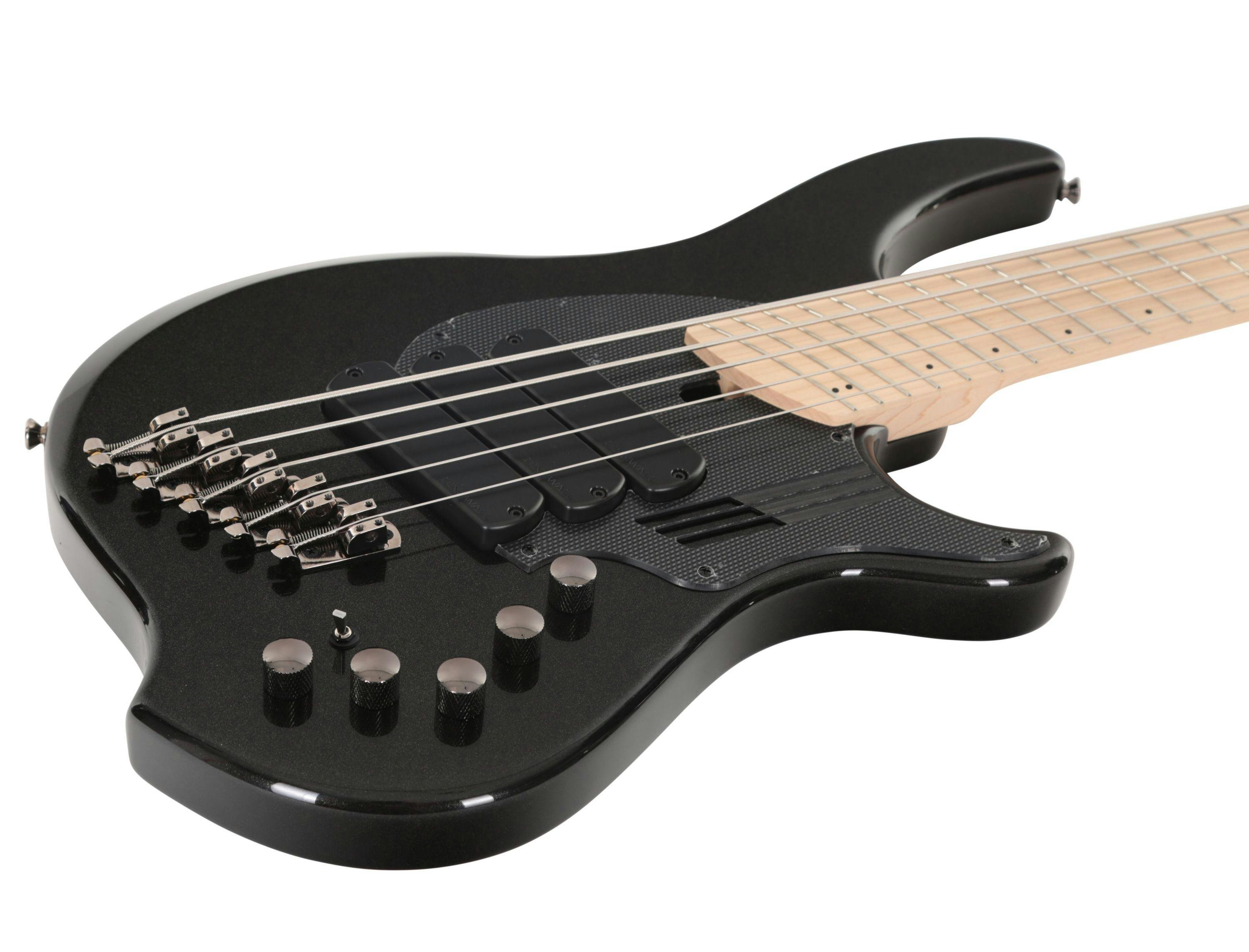 Dingwall NG-3 5-String Electric Bass Guitar in Black with Maple