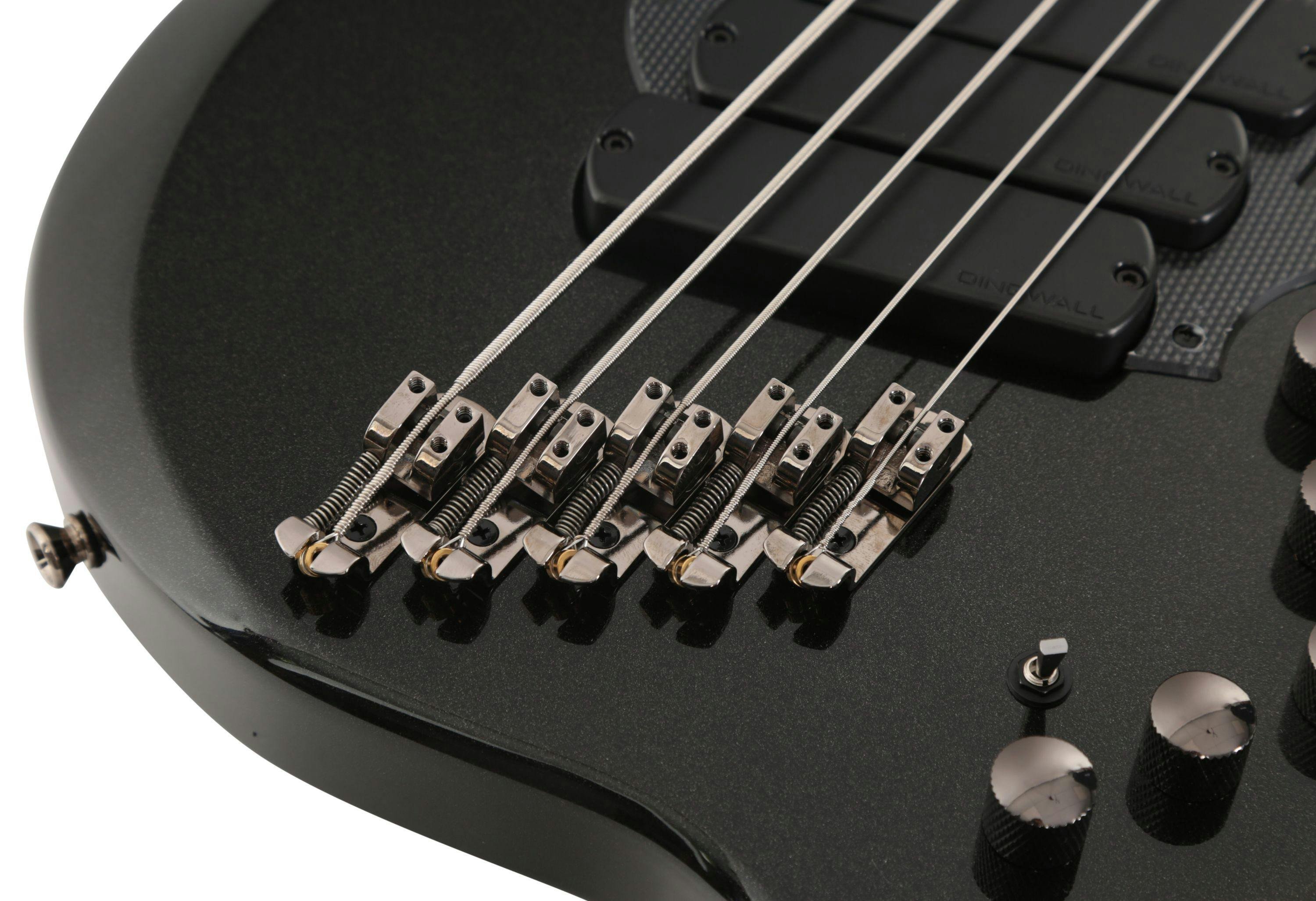 Dingwall NG-3 5-String Electric Bass Guitar in Black with Maple