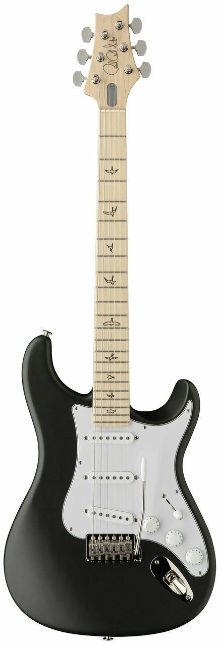 PRS John Mayer Silver Sky Electric Guitar in Faded Black Tee Satin Maple Fretboard - J1A2MJMJJNJJJJW82-PRS-John-Mayer-Silver-Sky-Electric-Guitar-in-Faded-Black-Tee-Satin-Maple-Fretboard-Front.jpg