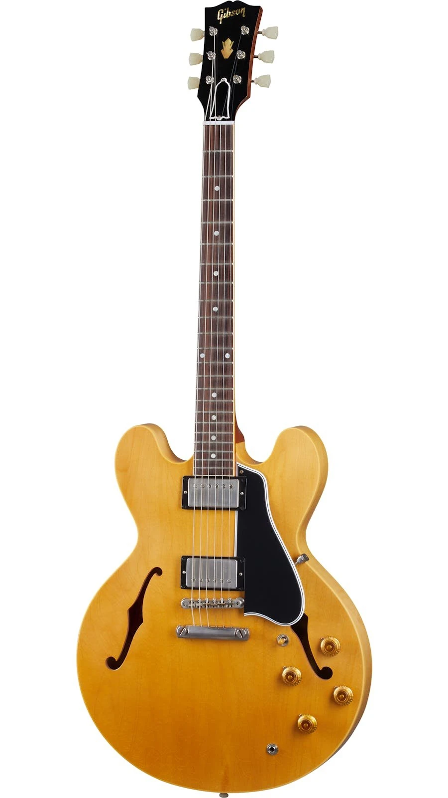 Gibson Custom Shop Murphy Lab 1959 ES-335 Reissue Ultra Light Aged Semi-Hollow Electric Guitar in Vintage Natural - 434327-front-banner-1600_900.jpg