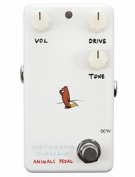 ギター ANIMALS PEDAL Surfing Bear Overdrive Animals Pedals Surfing Bear Overdrive - Andertons Music Co.