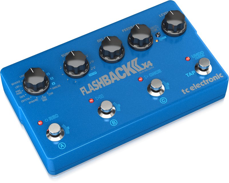 ギター tc electronic Flashback Delay & Looper TC Electronic Flashback 2 X4 Delay and Looper Pedal - Andertons