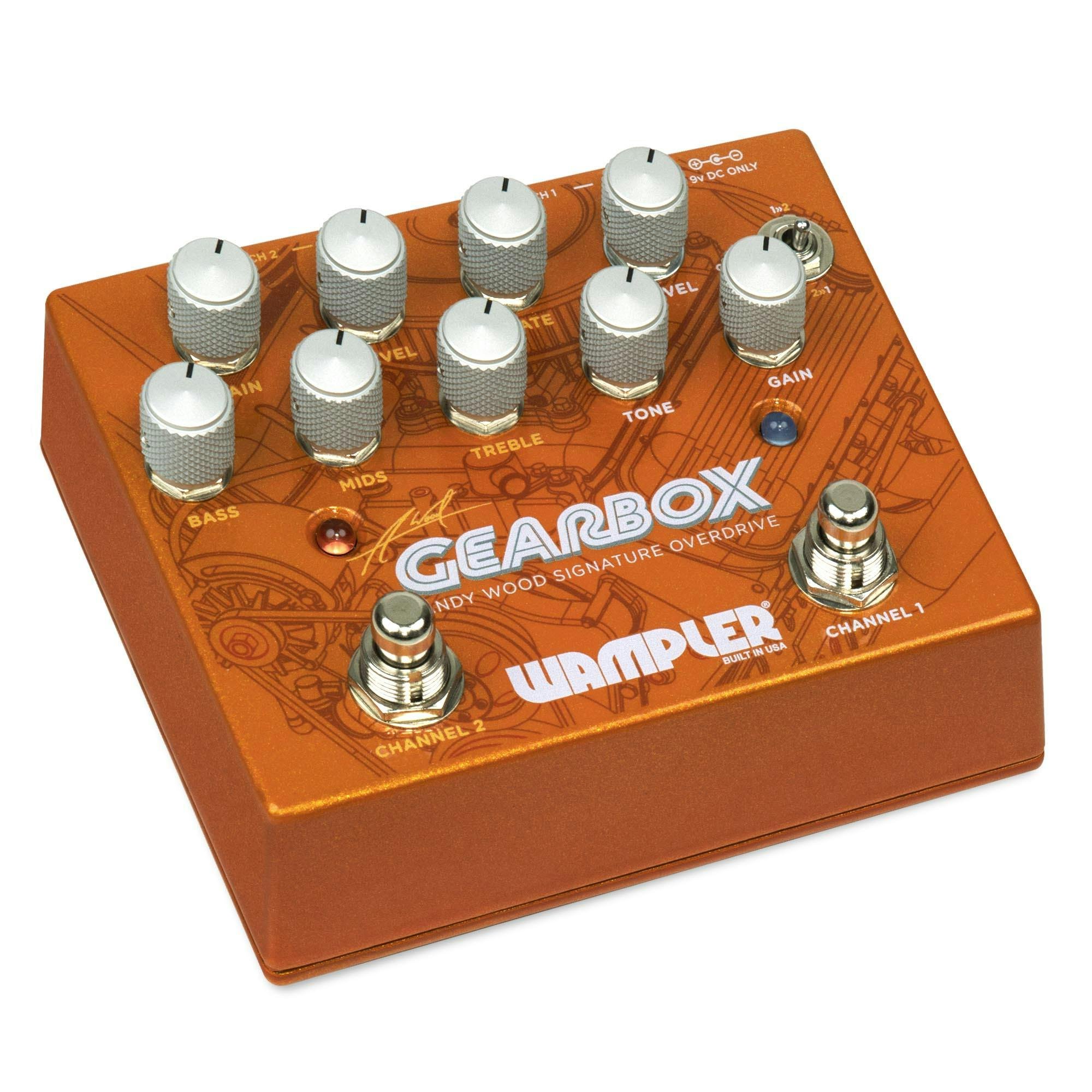 Wampler Gearbox Andy Wood Signature Dual Overdrive Pedal