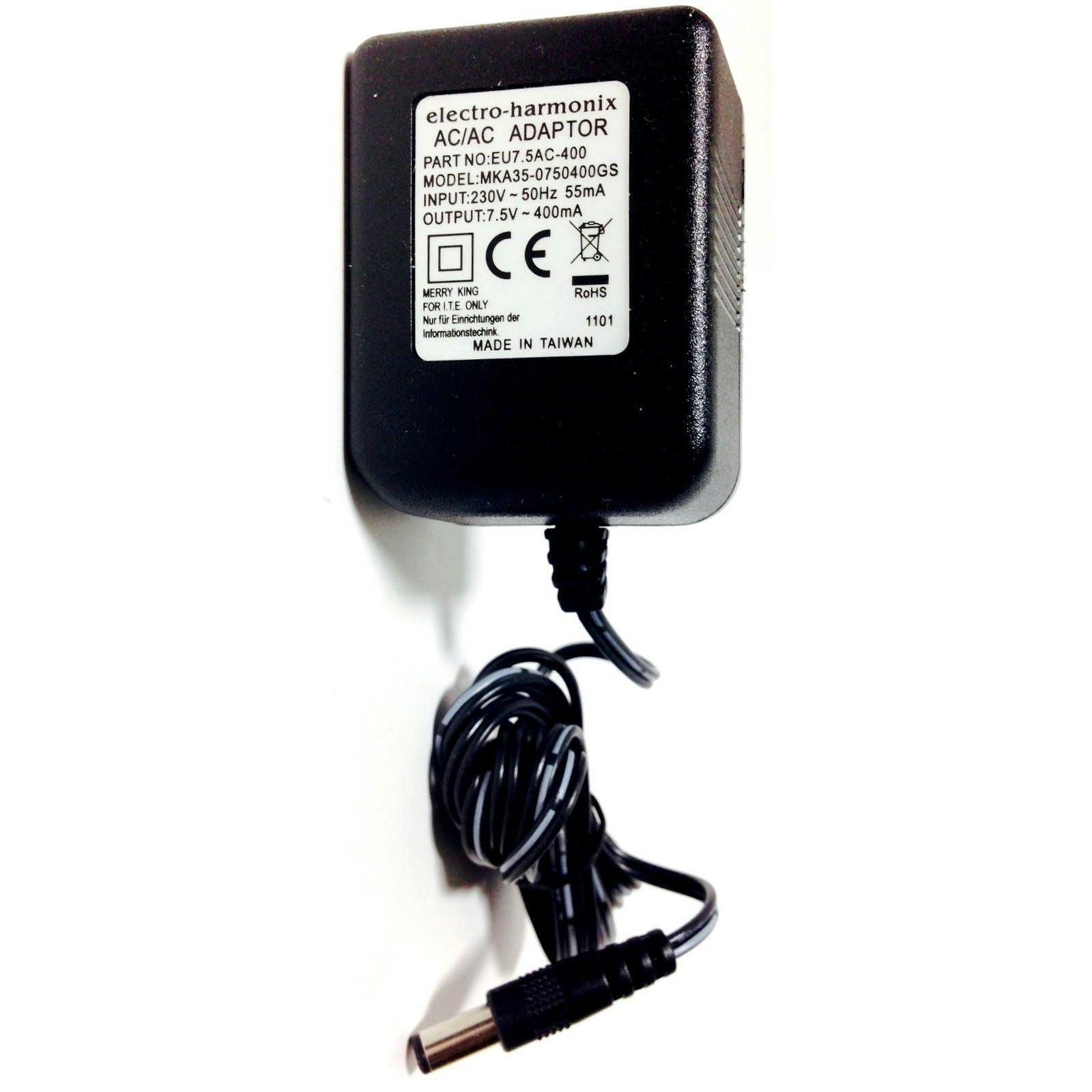 Electro Harmonix 7.5V 400mA Power Supply for Hum Debugger - 379813-EHX Power Supply.jpg