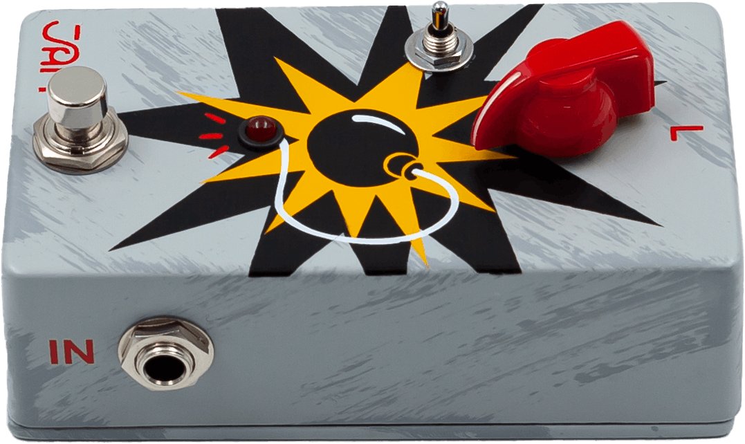 JAM Pedals Boomster MK2 Clean Boost Pedal with Buffer - JAM-BM2-Jamster-Boomster-Mk2-Boost-Pedal-Side-2.jpg