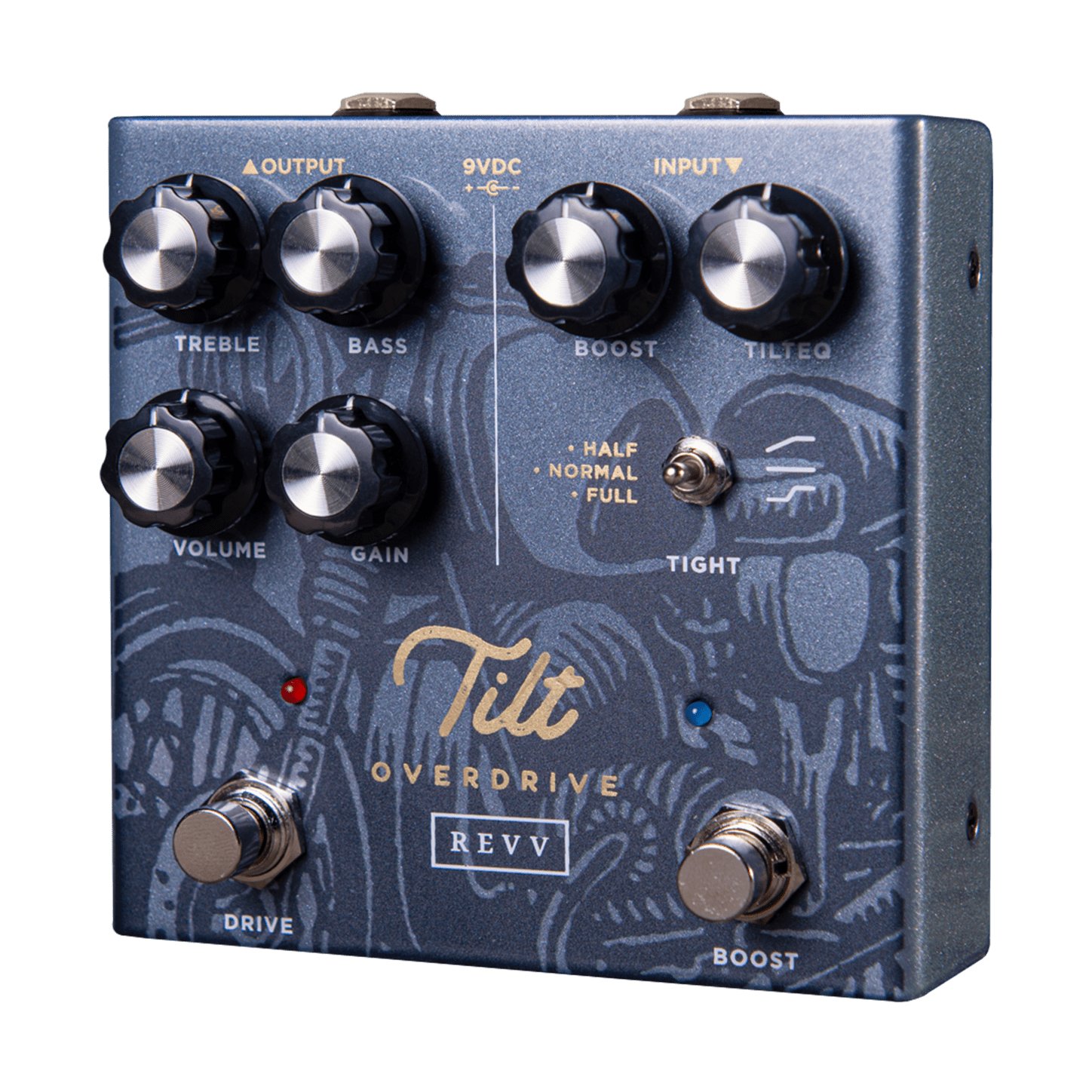 ギター REVV Amplification Tilt Overdrive REVV Amplification Tilt Dual Overdrive Shawn Tubbs Signature Pedal