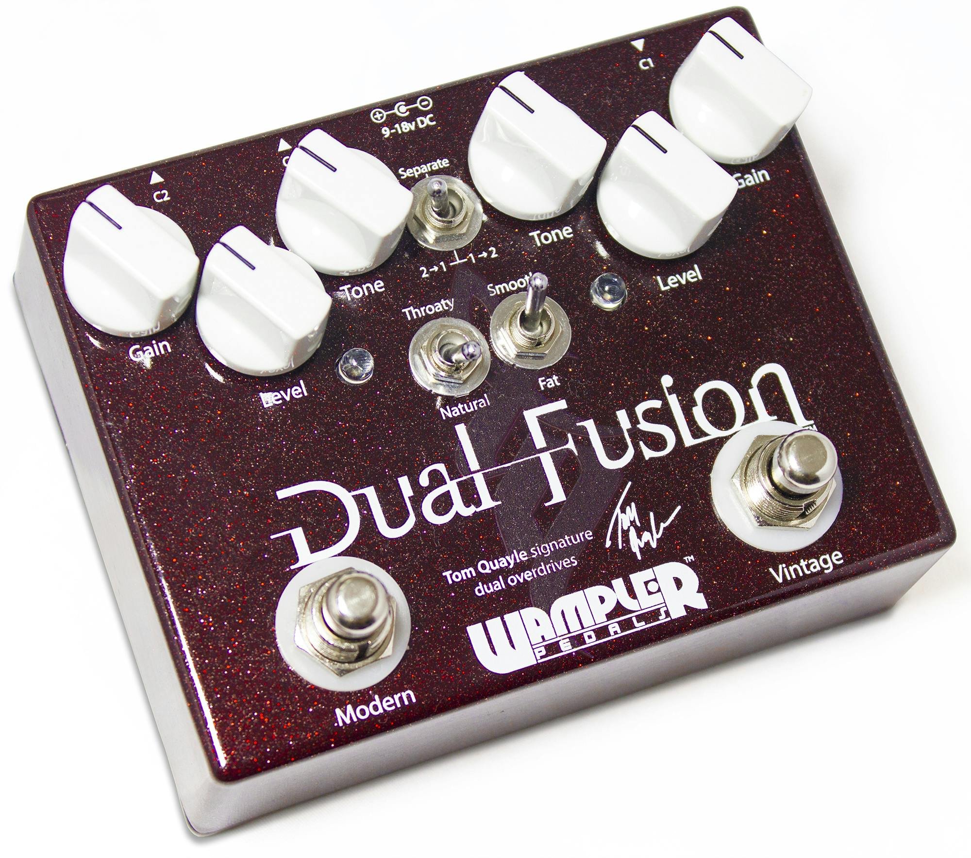 Wampler Dual Fusion Drive Guitar Effect Pedal - Andertons Music Co.