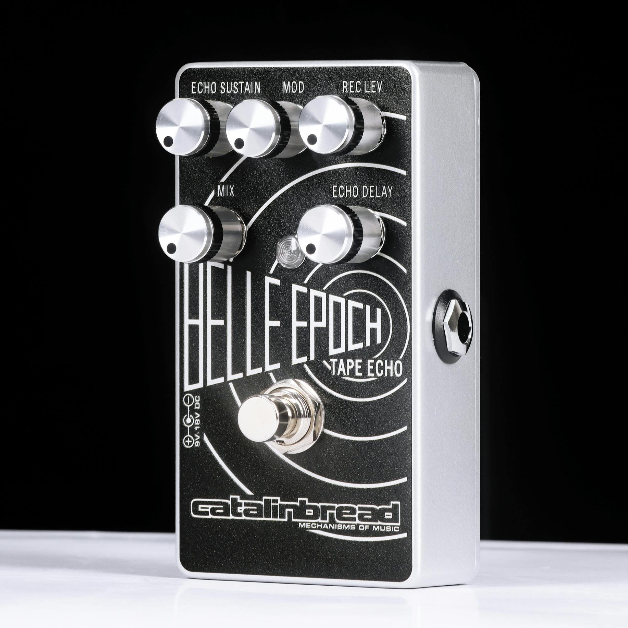 Catalinbread Belle Epoch EP3 Tape Echo Emulation Pedal Black and Silver finish - 484398-Catalinbread-Belle-Epoch-Black-Silver-Beauty.jpg