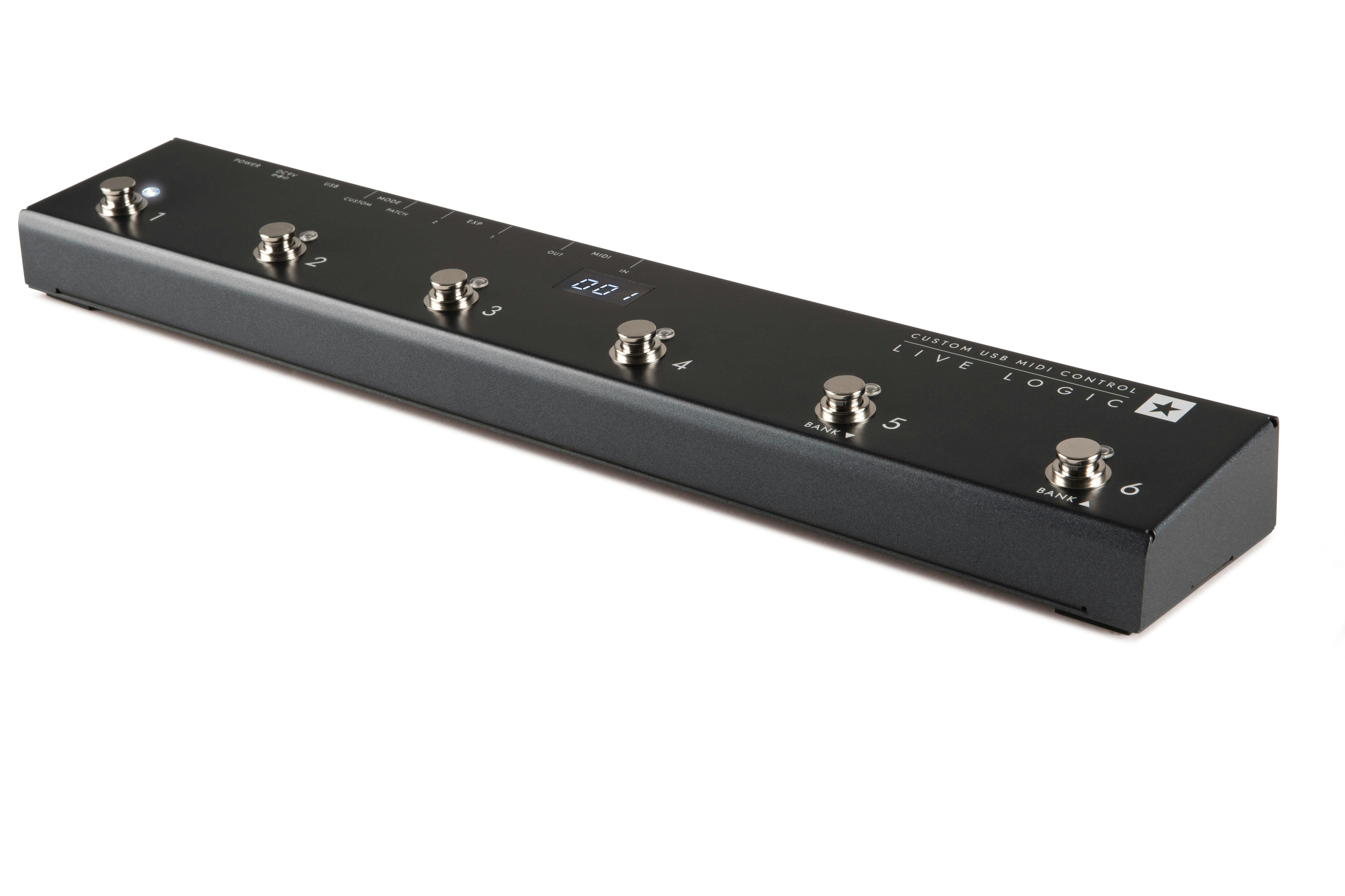 Blackstar Live Logic 6-Button Midi Foot Controller - Andertons
