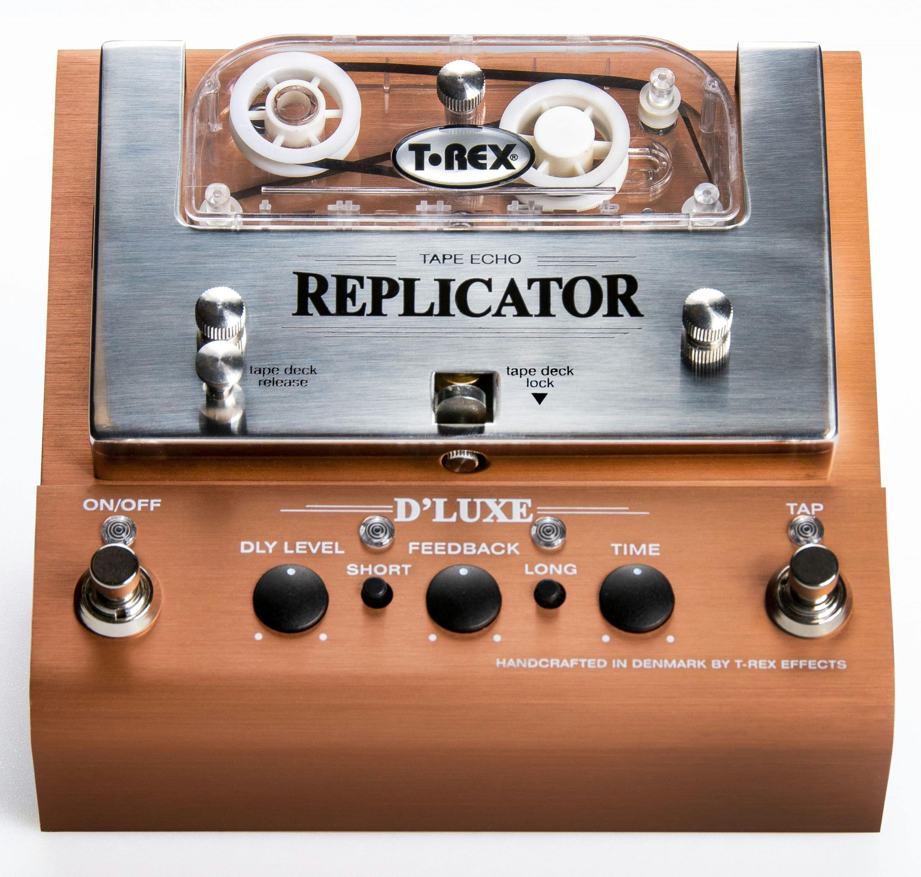 T-Rex Replicator D'Luxe Tape Echo Pedal - 443898-Replicator DLuxe FRONT-HiRes.jpg