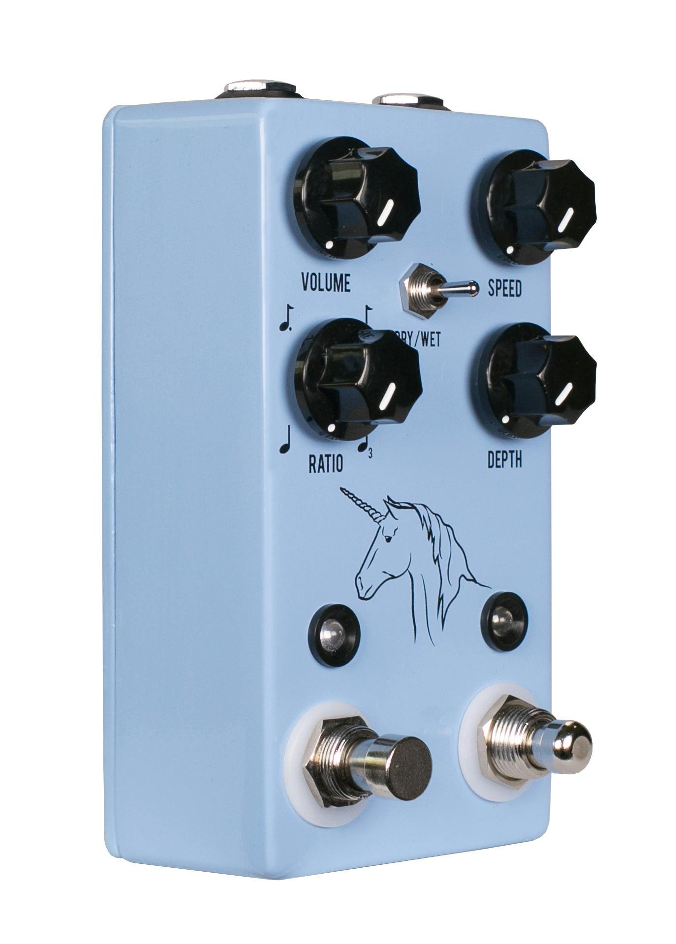 JHS Pedals The Unicorn V2, Analog Bulb Driven Uni-vibe w/ Tap Tempo Pedal - 260555-JHS-Unicorn-V2-Sides-View-right-large.jpg