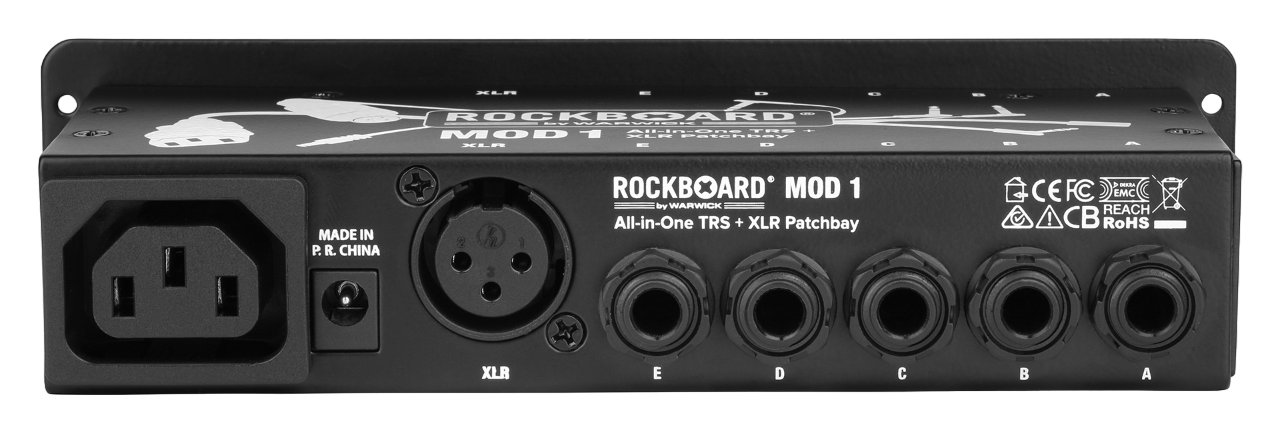 Rockboard MOD 1 - All-in-one Patchbay - TS/TRS & XLR - RBO-B-MODUL-1-1.jpg