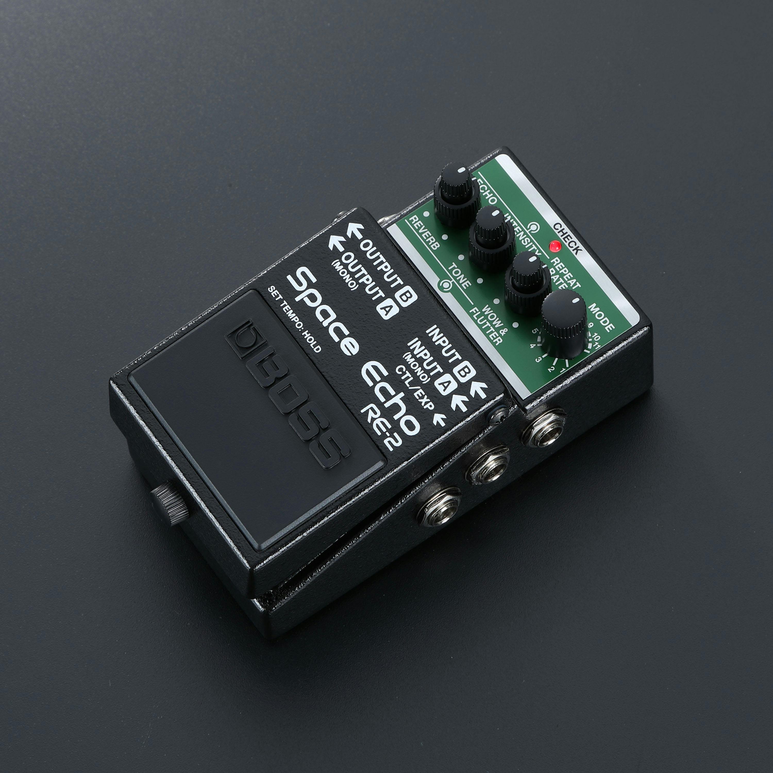Boss RE-2 Space Echo Delay Pedal - 499802-Boss-RE-2-Beauty.jpg
