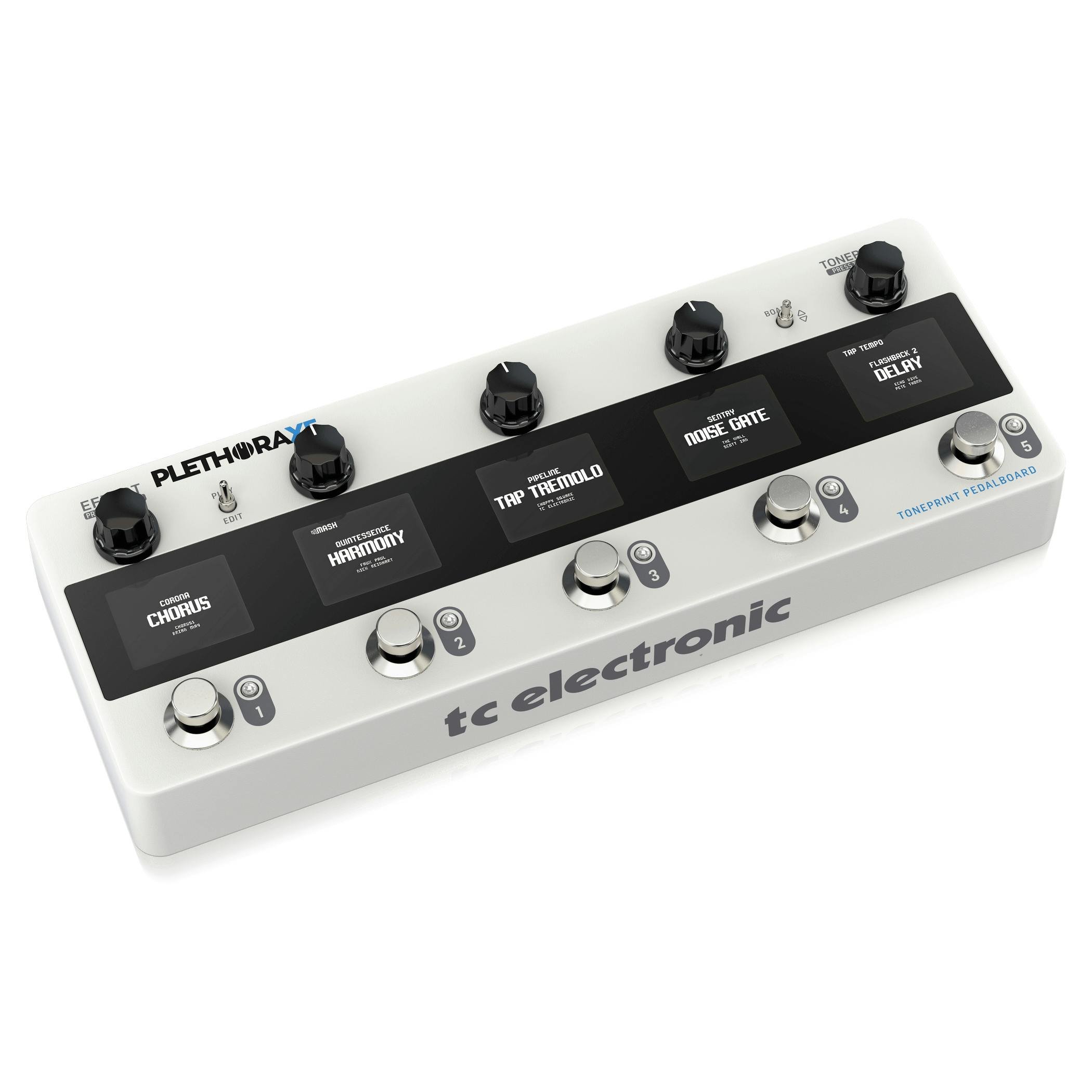 TC Electronic Plethora X5 TonePrint Multi-FX Pedalboard - 477296-TC-Electronic-Plethora-X5-Left.jpg