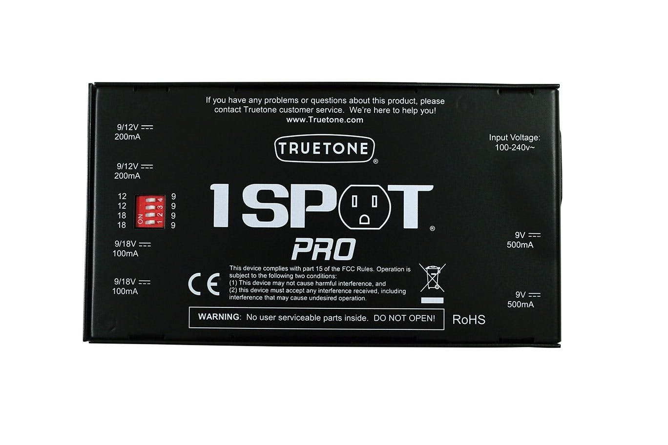 Truetone 1 SPOT Pro CS6 Low Profile Power Brick - 250064-Truetone-CS6-4.jpg