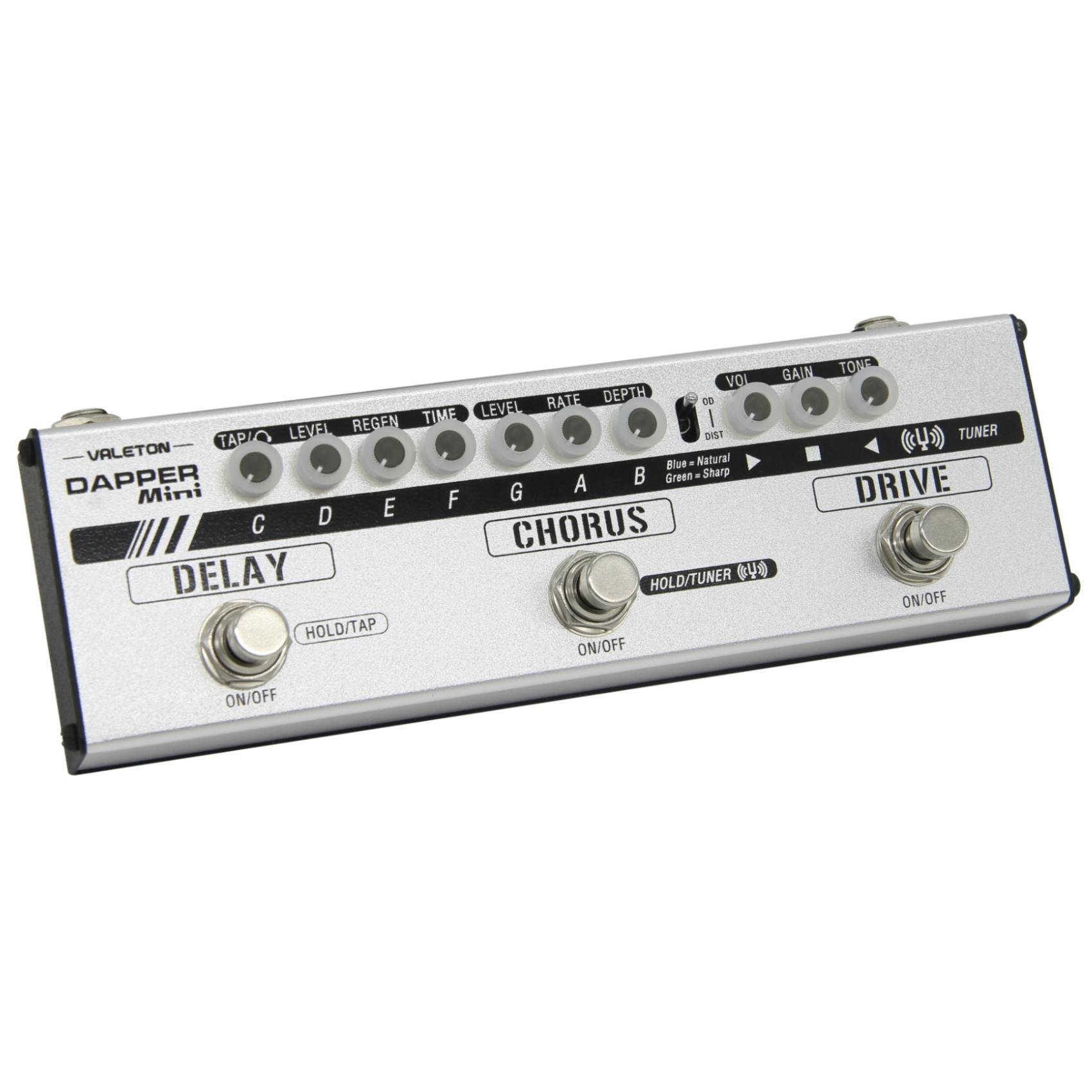 ギター Valeton Effects Strip Dapper Looper Mini Valeton Dapper Mini Multi-FX Pedal Strip - Andertons Music Co.