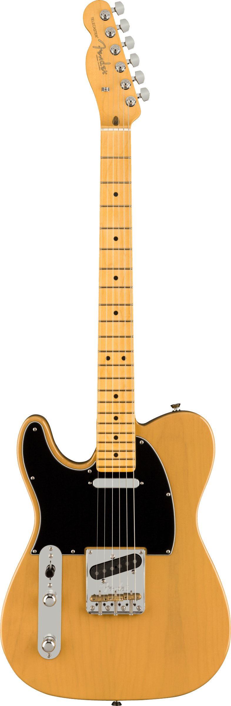 Fender American Professional II Telecaster Left Handed Maple Neck Butterscotch Blonde - 409491-0113952750_fen_ins_frt_1_rl.jpg