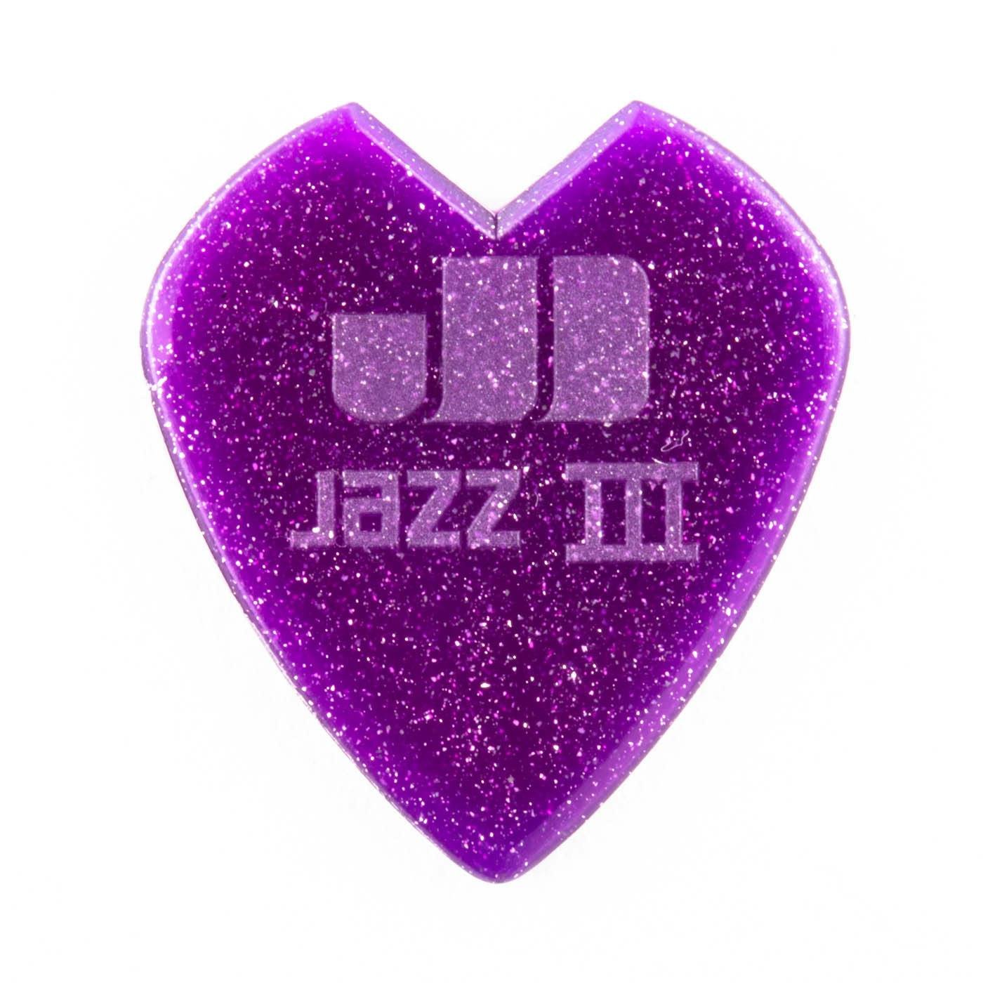 Dunlop Kirk Hammett Jazz III Purple 1.38mm Picks 6 Pack - 361801-1573137074460.jpg