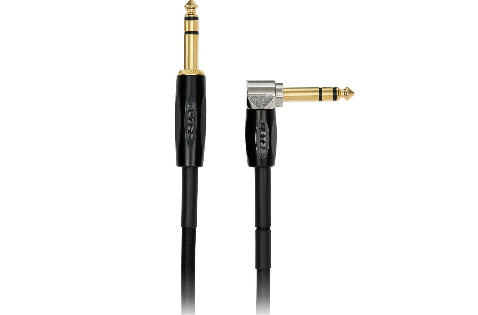 Boss BCC-3-TRA 3ft Interconnect Cable TRS/TRS - 523754-Boss BCC-3-TRA 3ft Interconnect Cable TRS TRS.jpg