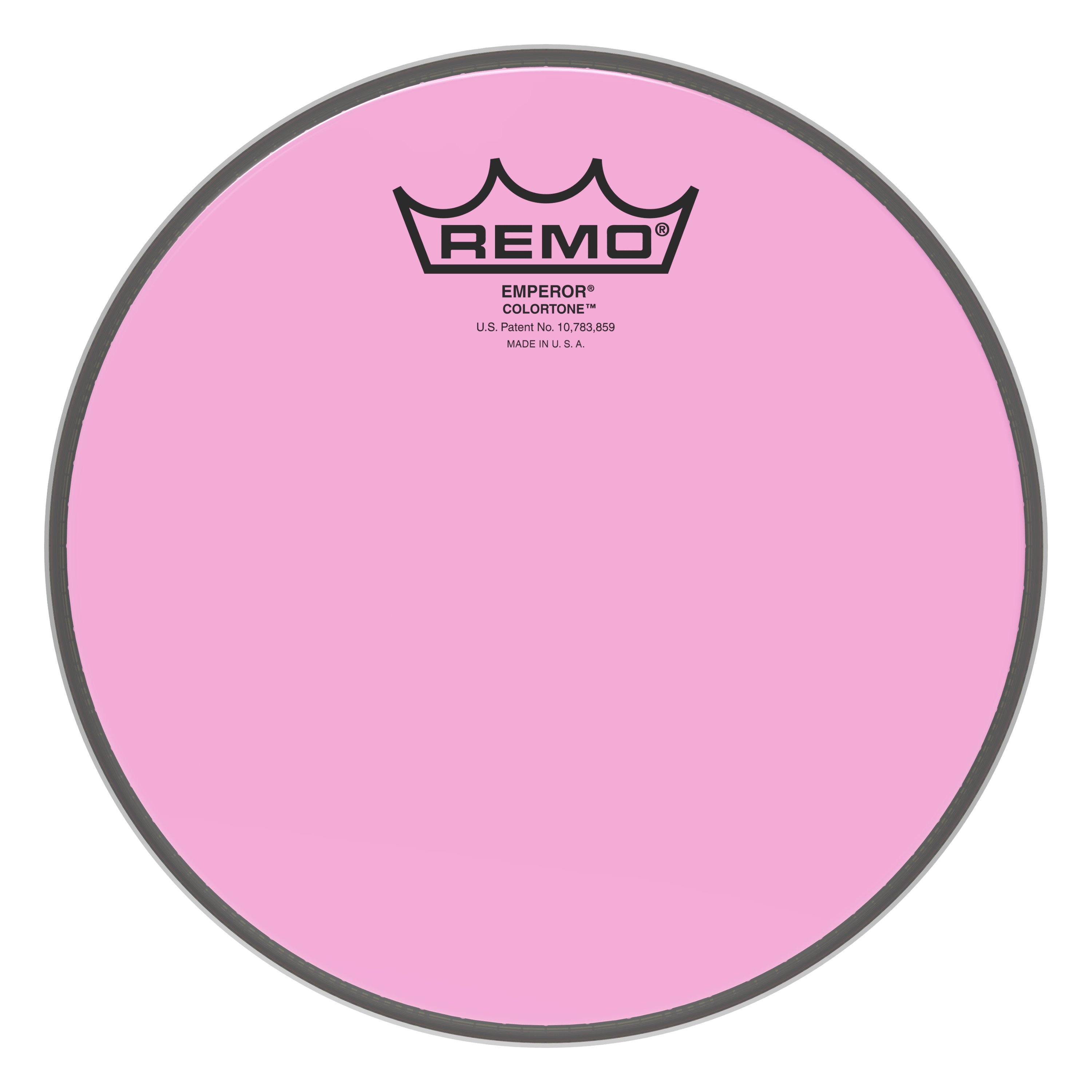 Remo Emperor Colortone Batter Drum Head - Pink - 8" - 449817-BE-0308-CT-PK.jpg