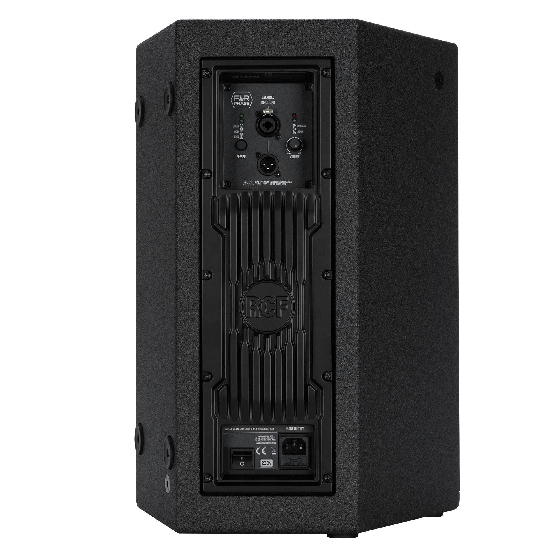 RCF NX 910-A Two-way Active speaker system 10" + 1.75" v.c., 2.100 Wpeak - 13000668-RCF_NX-910-A-back.jpg