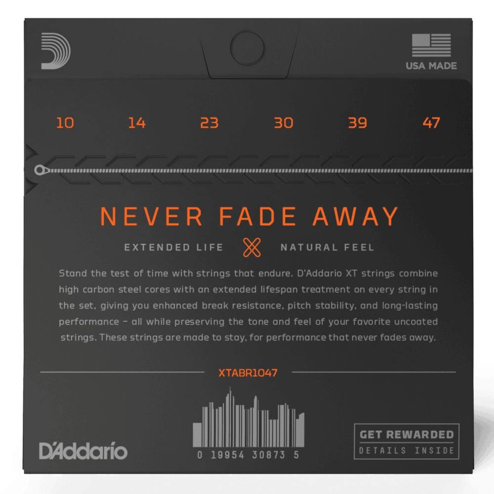 D'Addario XT 80-20 Bronze Extra Light 10-47 Acoustic Guitar Strings - XTABR1047-2.jpg