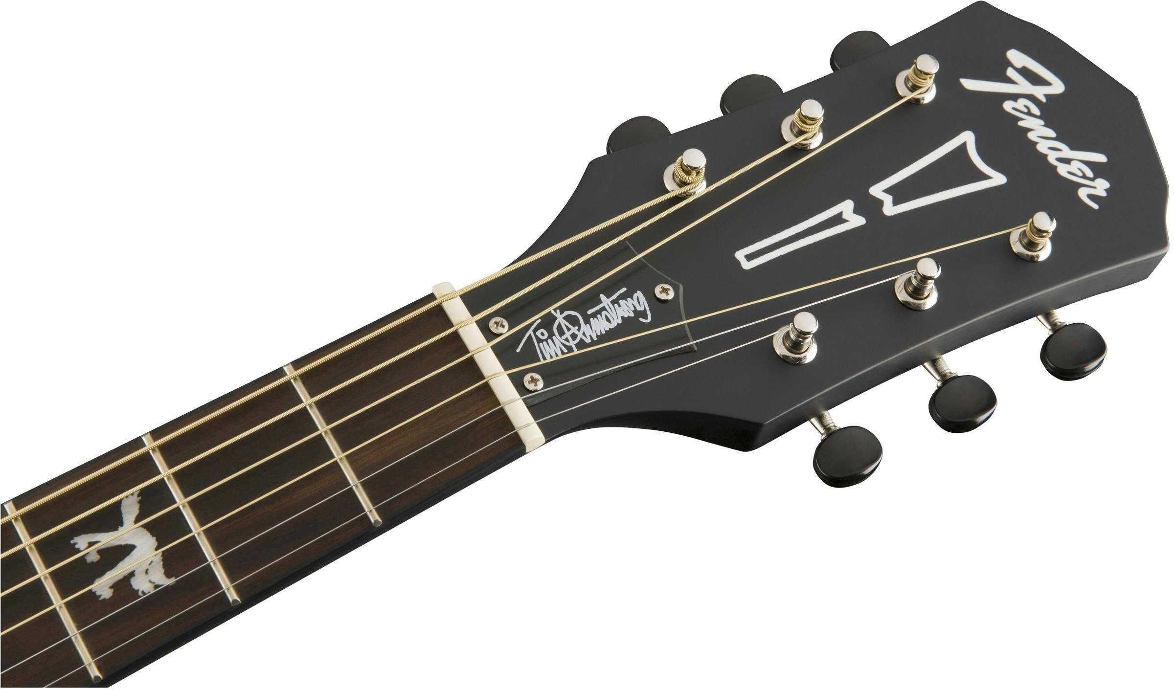 Fender Tim Armstrong Signature Hellcat Electro Acoustic Guitar in Checkerboard - 0971752088-0971752088_gtr_hdstckfrt_001_nr.jpg