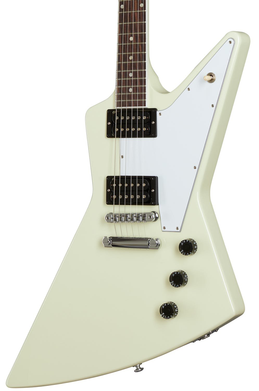 Gibson '70s Explorer Electric Guitar in Classic White - 372087-Gibson USA 70s Explorer Classic White 1.jpg