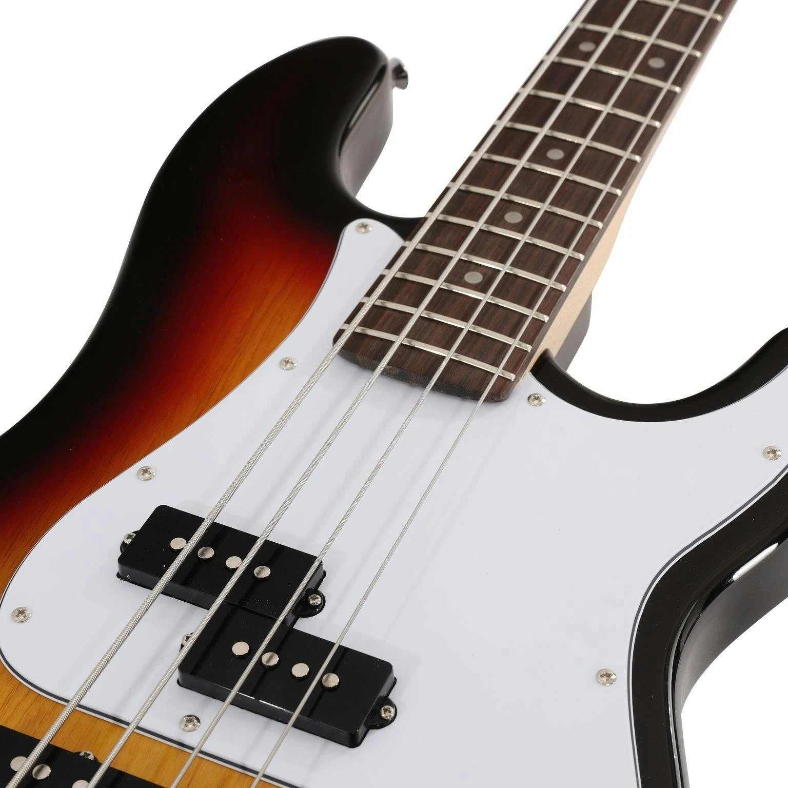 EastCoast PJ4 Black Pickguard Electric Bass Guitar in Sunburst - 478591-EastCoast PJ4 Electric Bass Guitar in Sunburst wRosewood Fingerboard 5.jpg