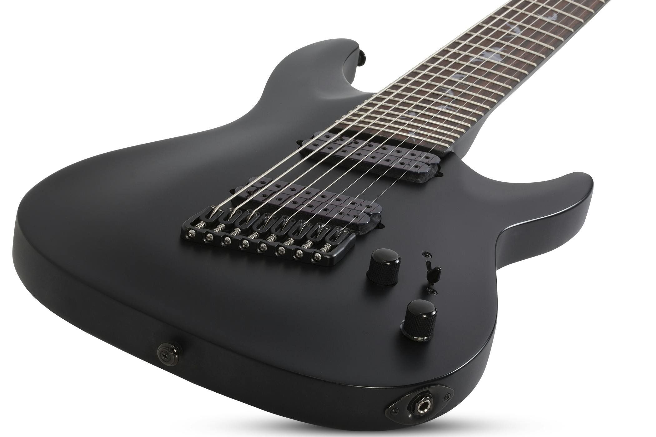 Schecter Damien-8 Multiscale 8-String Electric Guitar in Satin