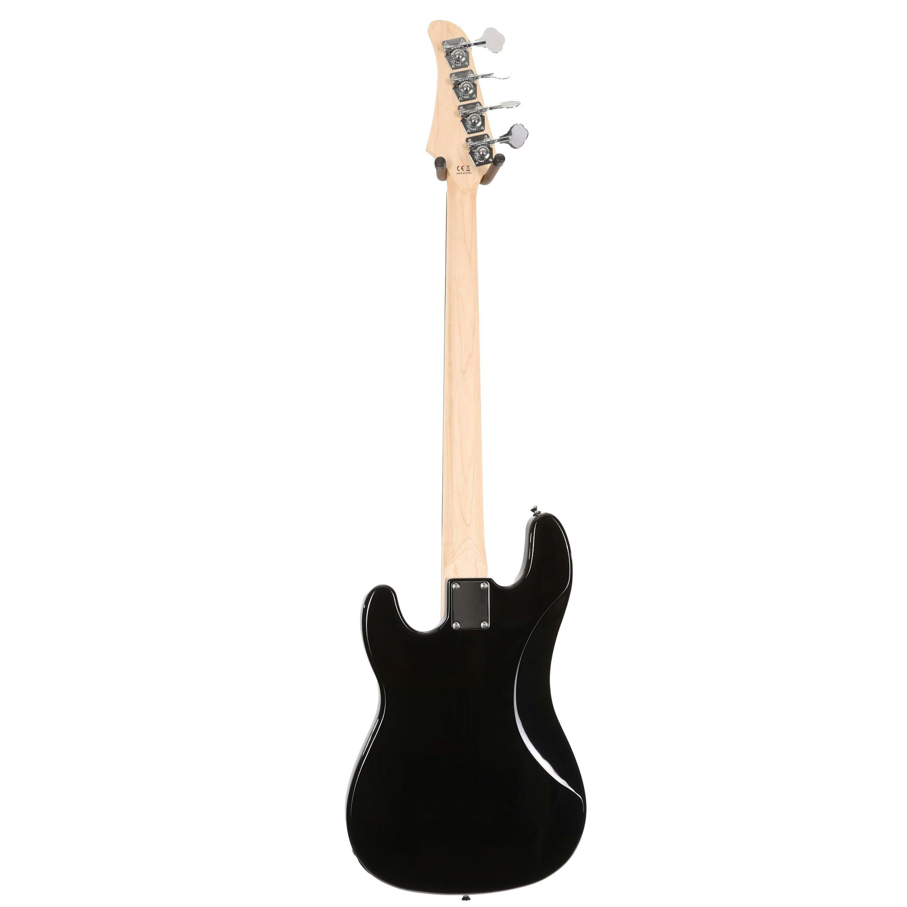 EastCoast PJ4 Electric Bass Guitar in Black Rosewood Fretboard - EC-GP200-BLK-3.jpg