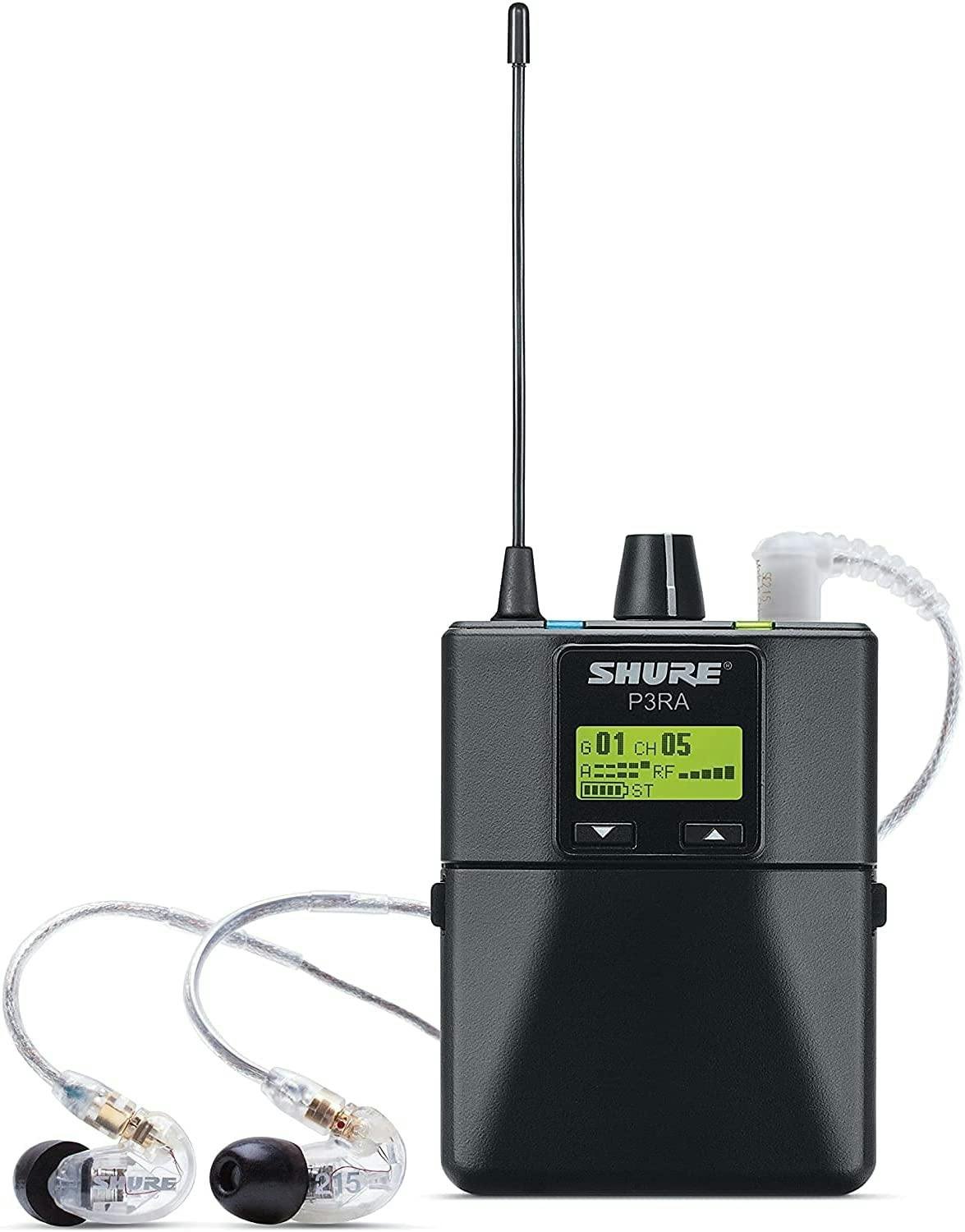 PSM300 美品 イヤモニ SHURE Shure PSM300 Premium Wireless IEM System with SE215 Earphones