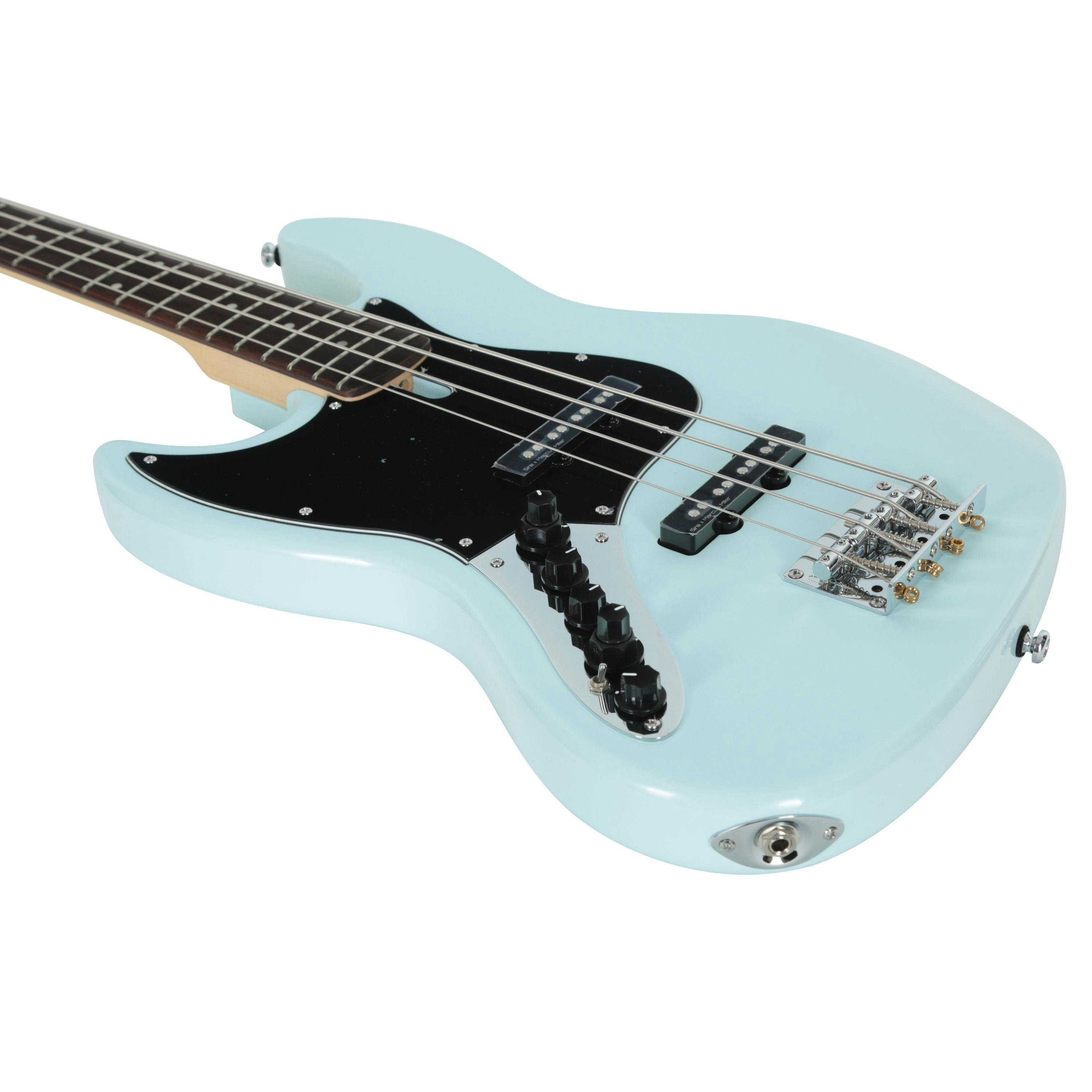 Sire Version 2 Marcus Miller V3 4-String Left Handed Bass Guitar in Sonic Blue - 408538-VER2LHV34SB (5).jpg
