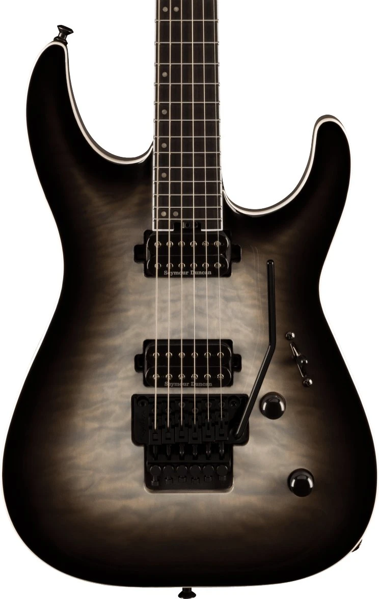 Jackson Pro Plus Series Dinky DKAQ Electric Guitar in Ghost Burst - 2914105585-2914105585_jac_ins_frt_1_rr-hero.jpg