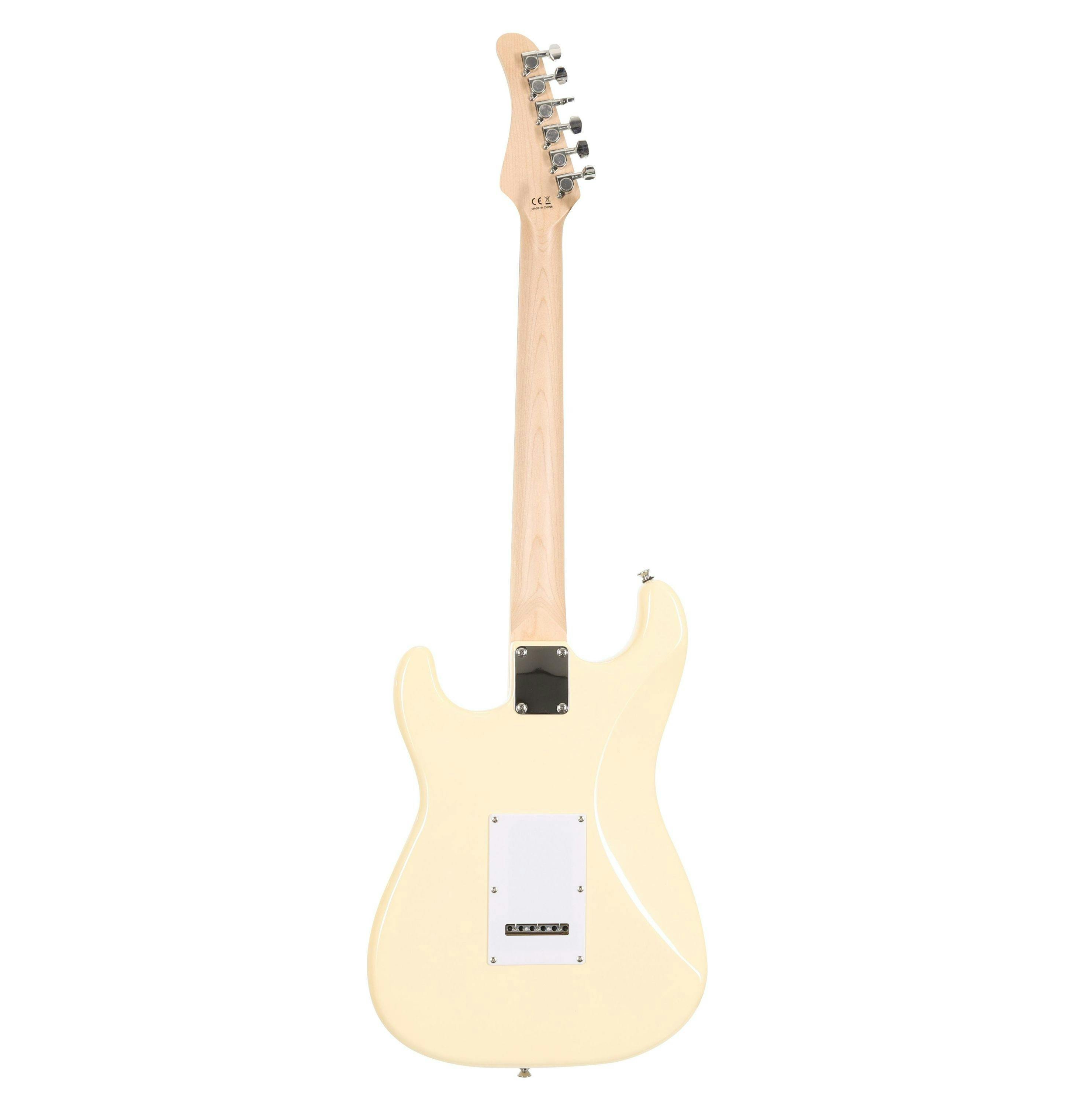 EastCoast ST1 Electric Guitar in Vintage White with Rosewood Fretboard - 477364-EC-GS100-AWT 3.jpg