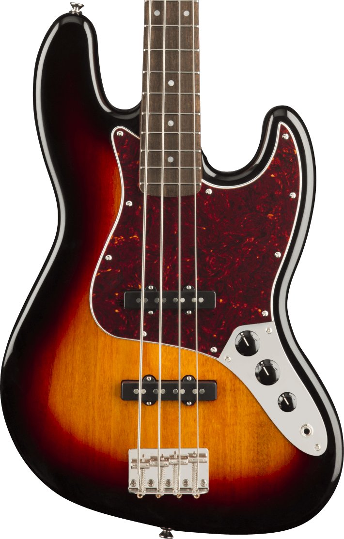 Squier Classic Vibe 60s Jazz Bass Guitar Laurel Fingerboard 3-Color Sunburst - 0374530500-0374530500_gtr_frt_001_rr_body.jpg