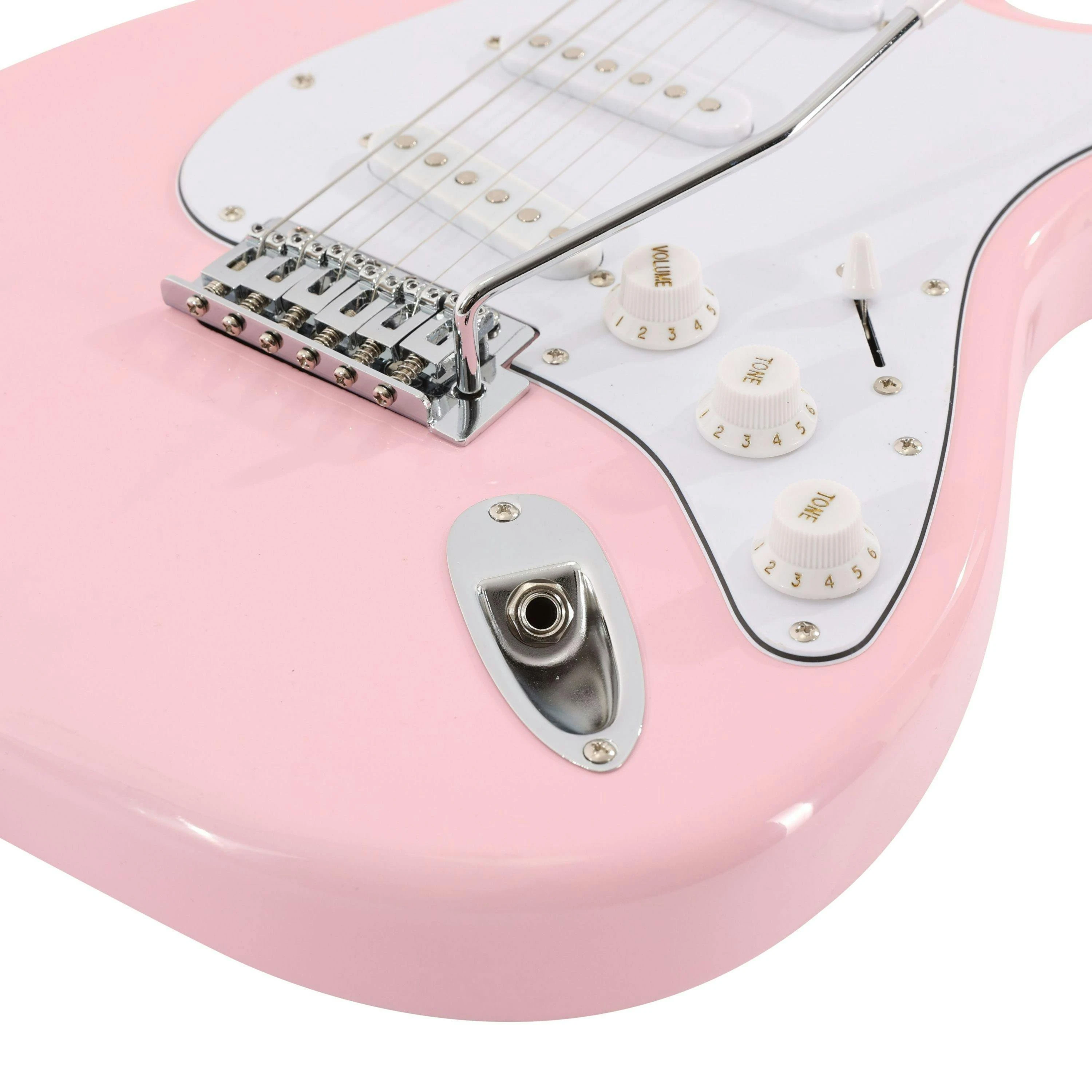 EastCoast ST1 Electric Guitar in Shell Pink - 477864-EC-ST1-SP 6.jpg