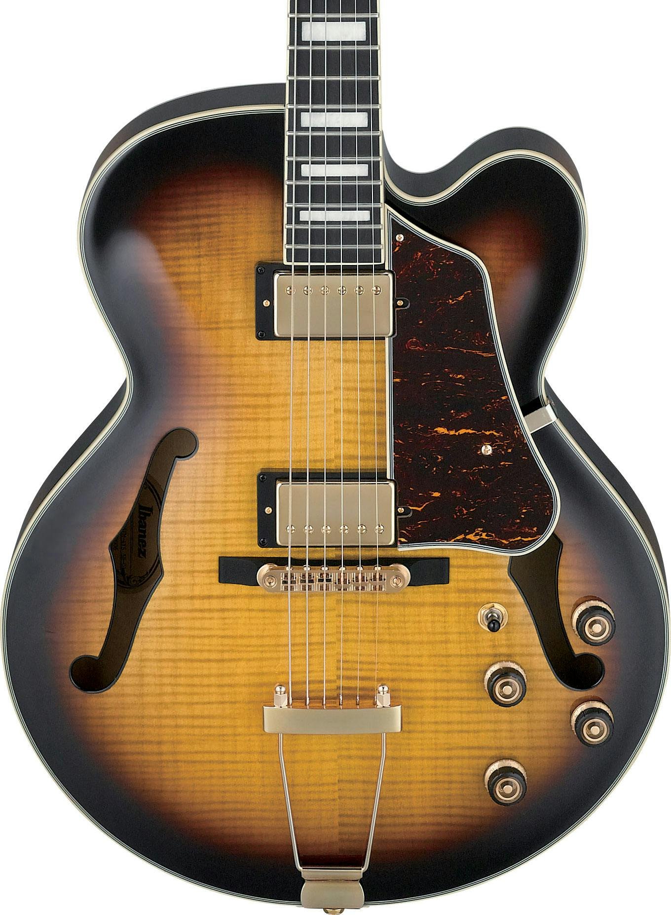 Ibanez Artcore AF95FM Hollowbody Electric Guitar in Antique Yellow