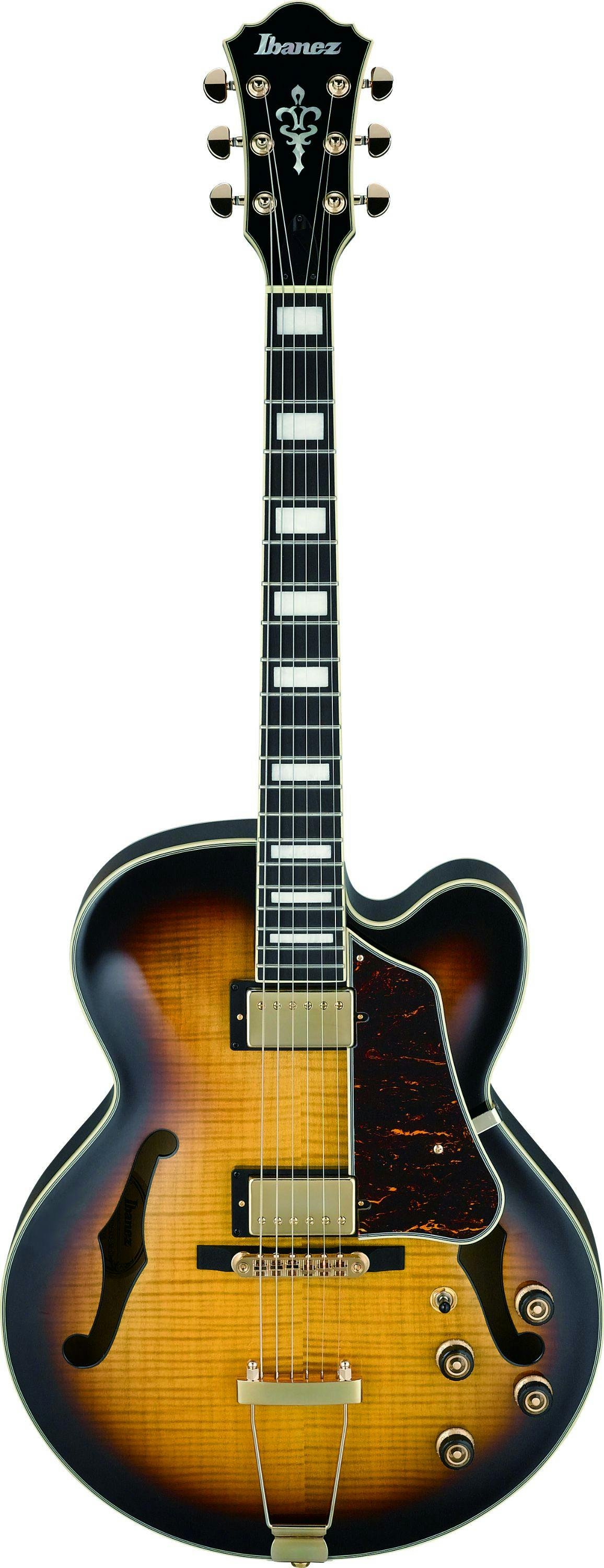 Ibanez Artcore AF95FM Archtop Electric Guitar in Antique Yellow Sunburst - 257114-AF95FM_AYS_5B_01.jpg