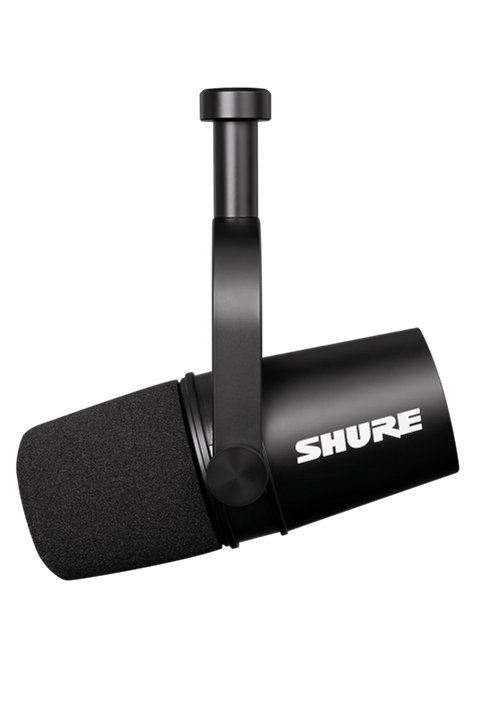 Shure MV7X XLR Podcast Mic - 465412-MV7X_Podcast_Microphone_Left_Hanging.jpg