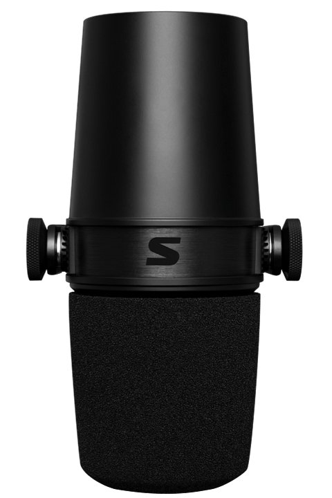Shure MV7X XLR Podcast Mic - 465413-MV7X_Podcast_Microphone_Top.jpg