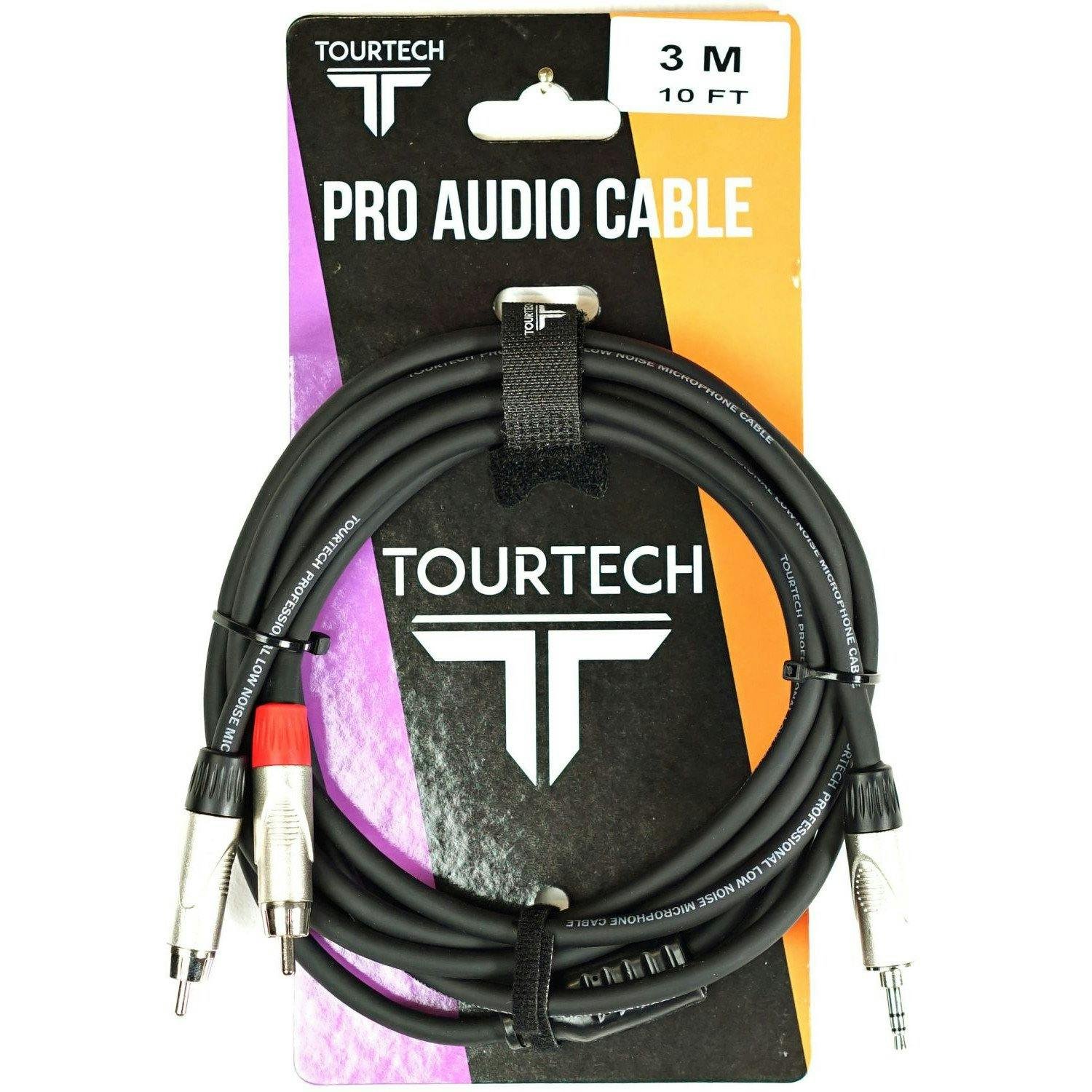 Tourtech 10ft/3m Y Cable Stereo Mini Jack - 2 RCA - 351286-1567085352539.jpg