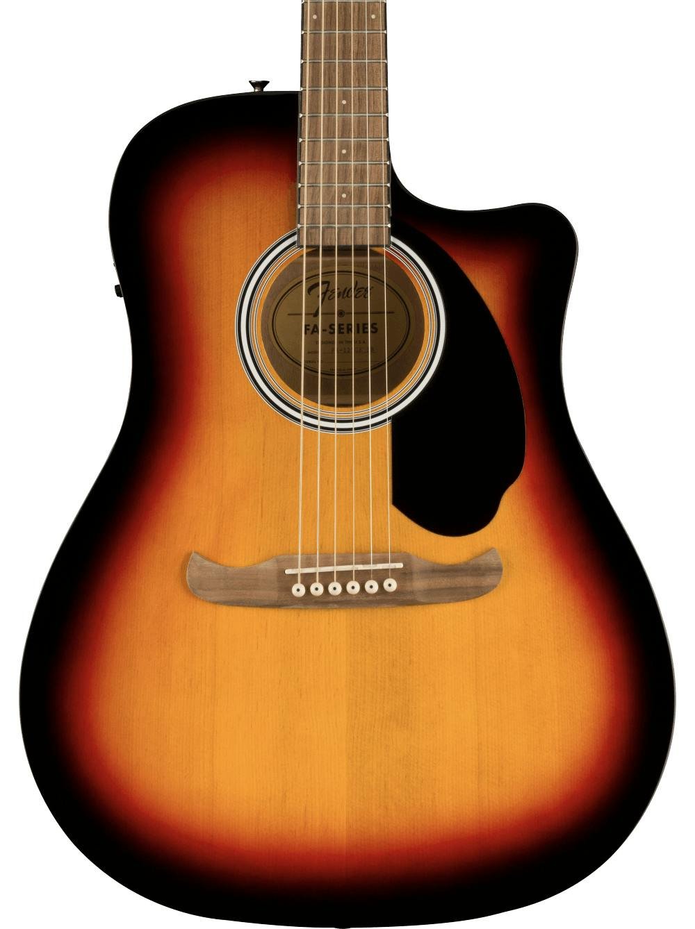 Fender FA-125CE Dreadnought Electro Acoustic Guitar in Sunburst - 502147-Untitled.jpg