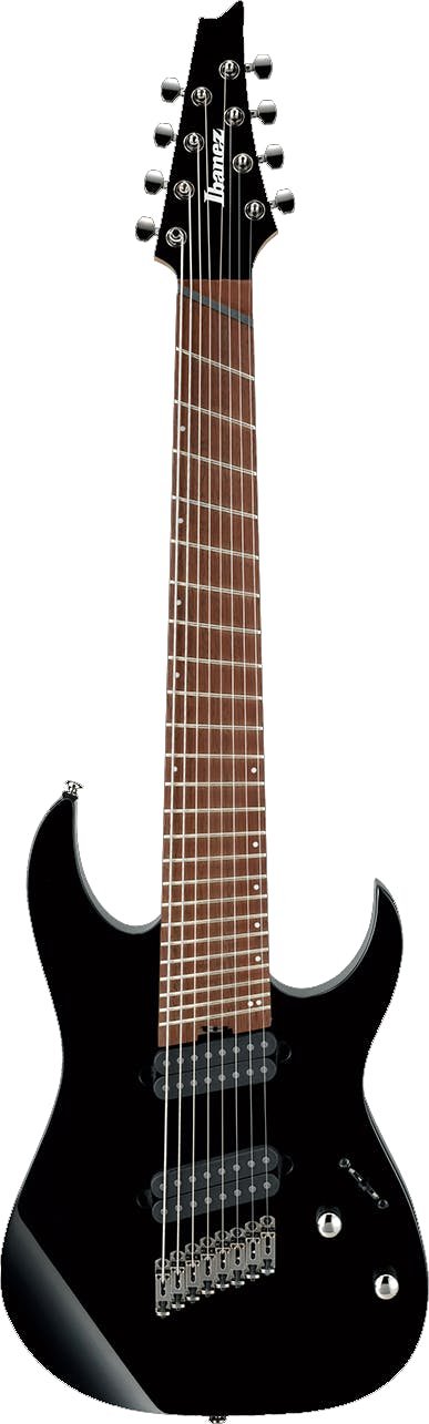 Ibanez RGMS8-BK Iron Label Multi-Scale 8 String in Black - 262937-1517832512196.jpg