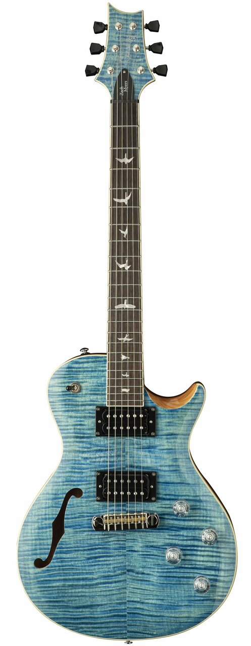 PRS SE Zach Myers エレキギター 青 PRS SE Zach Myers Signature Semi-Hollow Electric Guitar in Myers