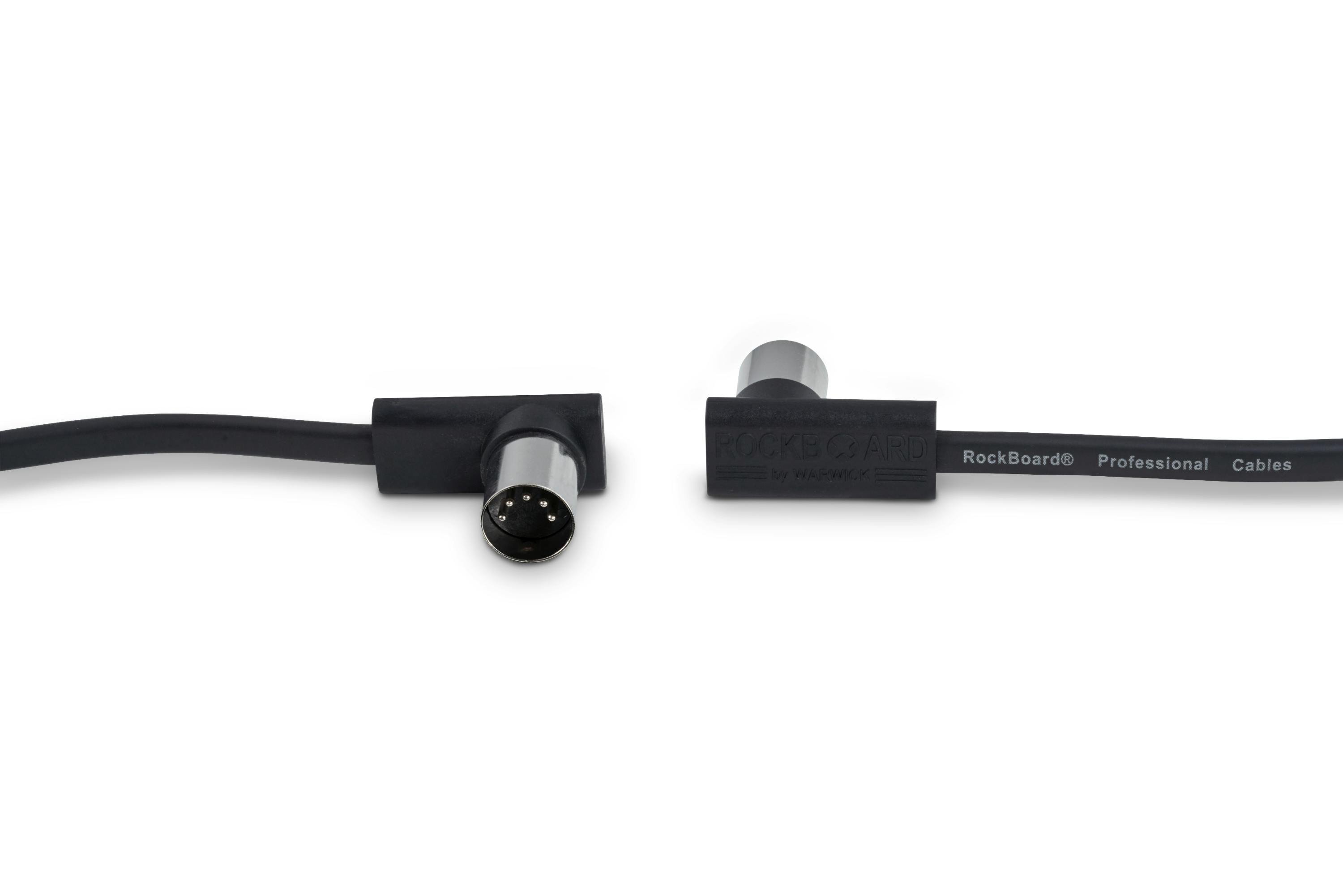 Rockboard Flat MIDI Cable - 3.3 ft. - Black - 310089-1544460992397.jpg