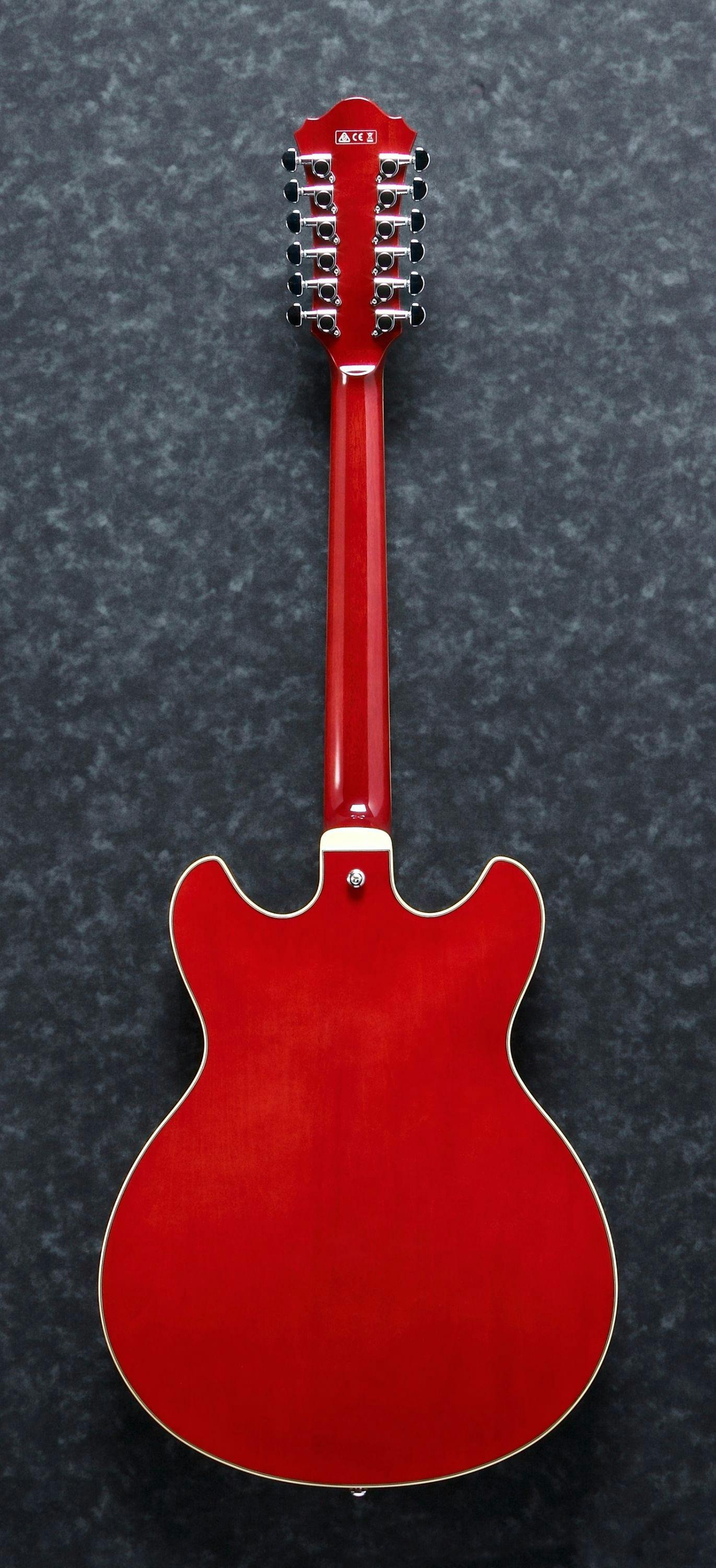 Ibanez AS7312-TCD Artcore 12-String Semi-Hollow Electric Guitar in Transparent Cherry Red - 424177-AS7312_TCD_5B_03_C.jpg