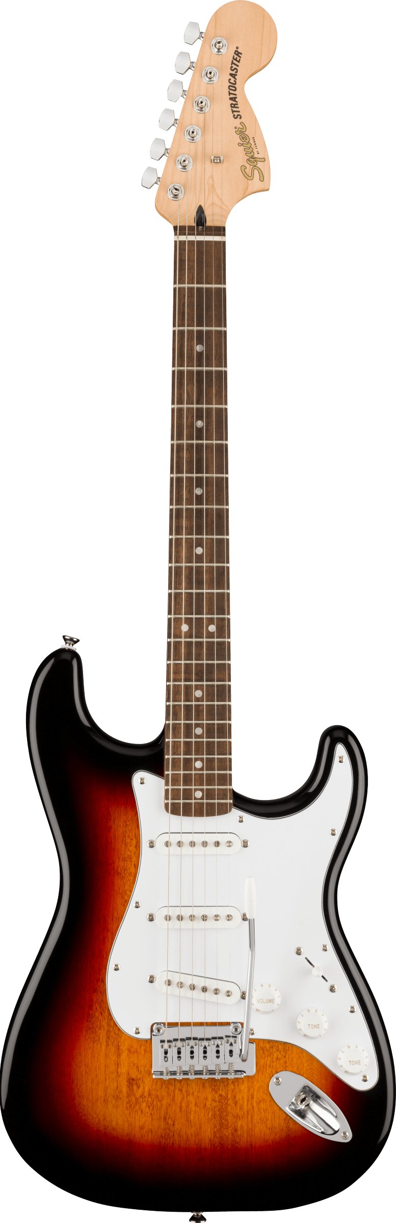 Squier Affinity Stratocaster Electric Guitar in 3-Colour Sunburst
