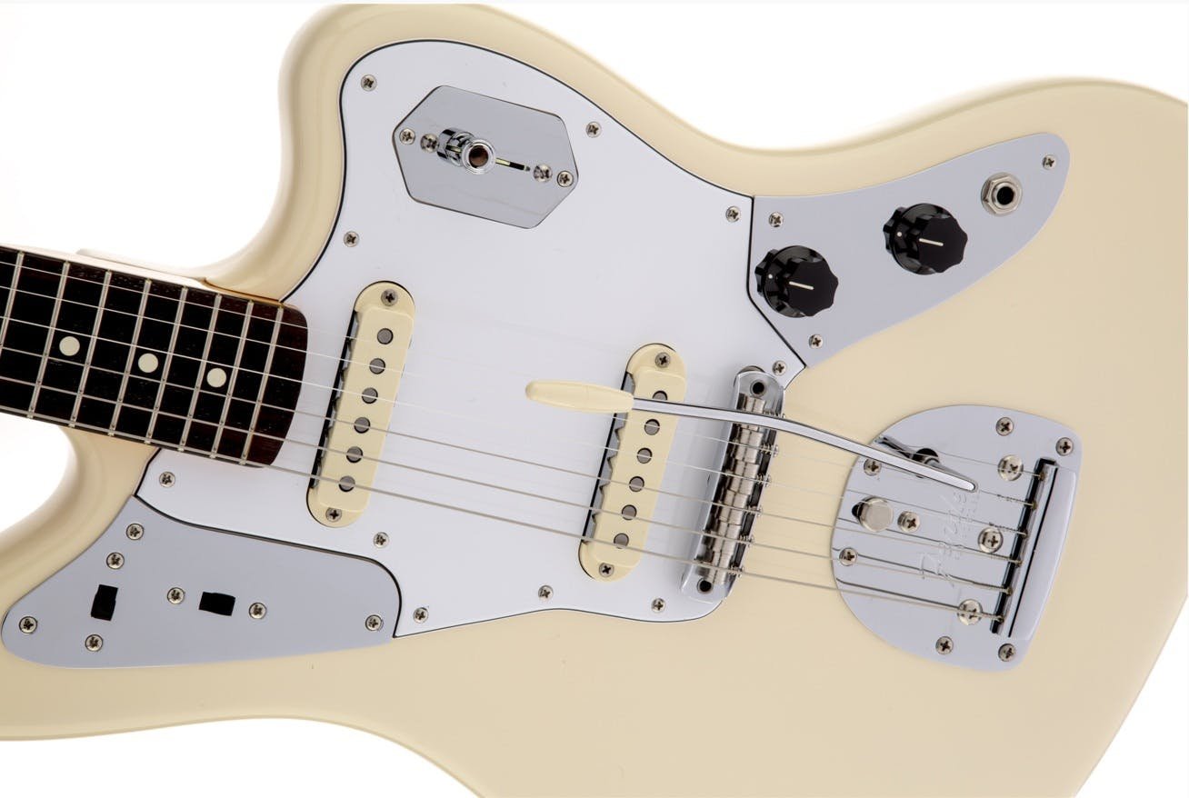 Fender Johnny Marr Signature Jaguar in Olympic White - Andertons