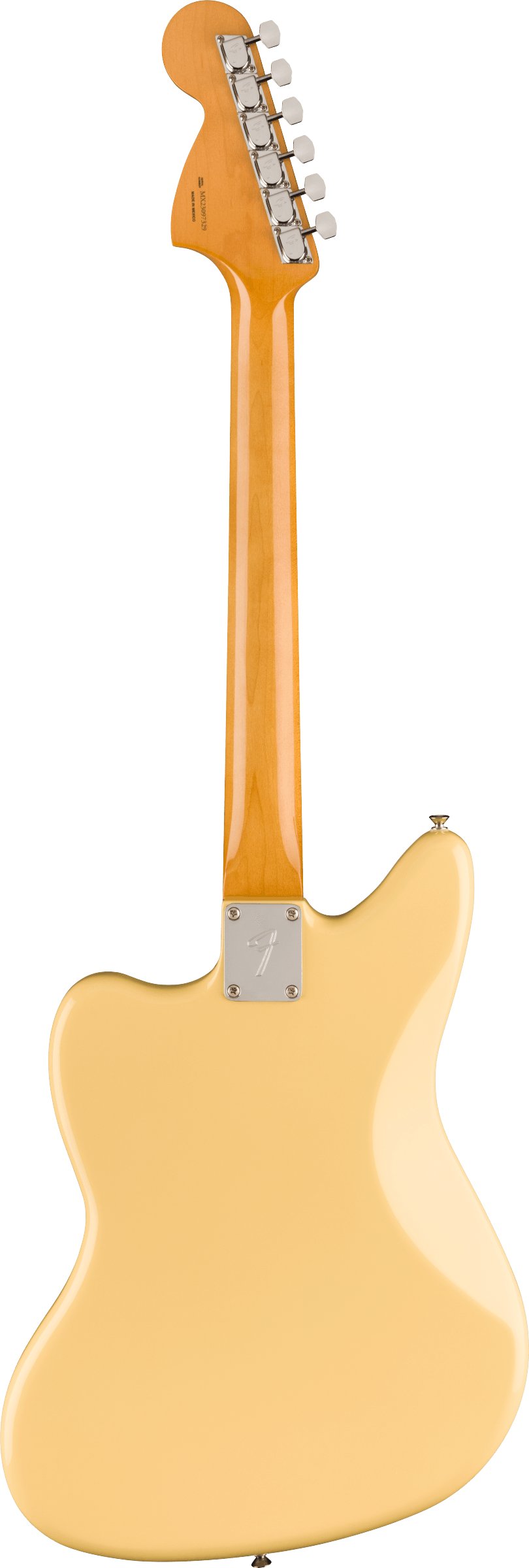 Fender Vintera II '70s Jaguar Electric Guitar in Vintage White - 0149122341-Fender-Vintera-II-70s-Jaguar-in-Vintage-White-Back.jpg